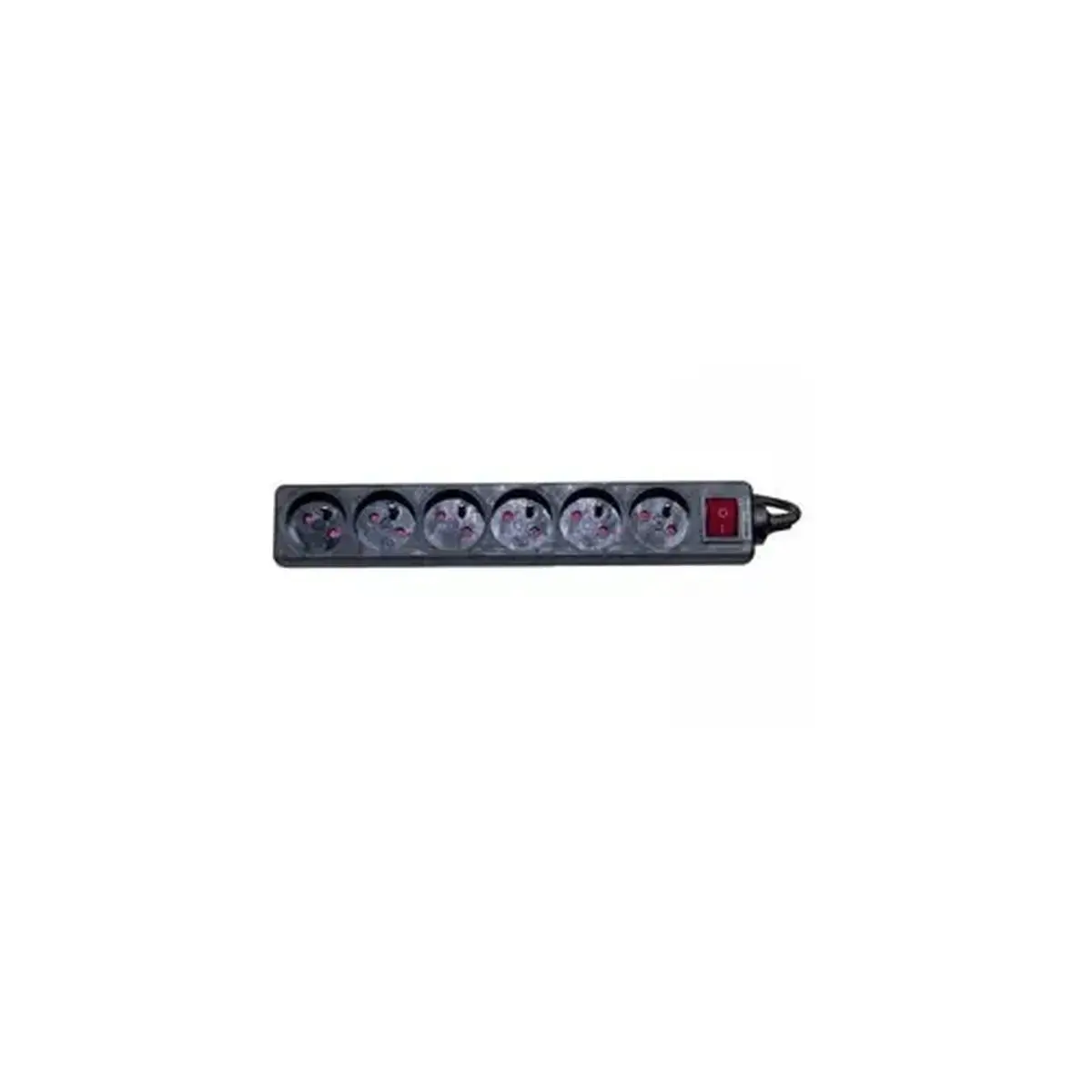 DEXLAN Multiprise 6 prises avec interrupteur noire - 1,5 m photo du produit