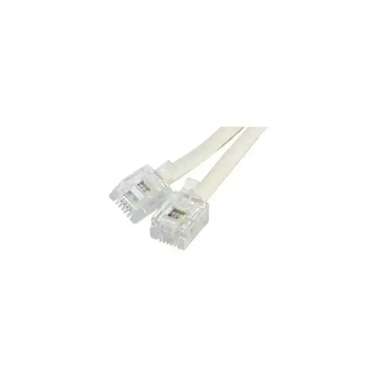 Cordon telephonique RJ11 / RJ11 ivoire - 15 m photo du produit