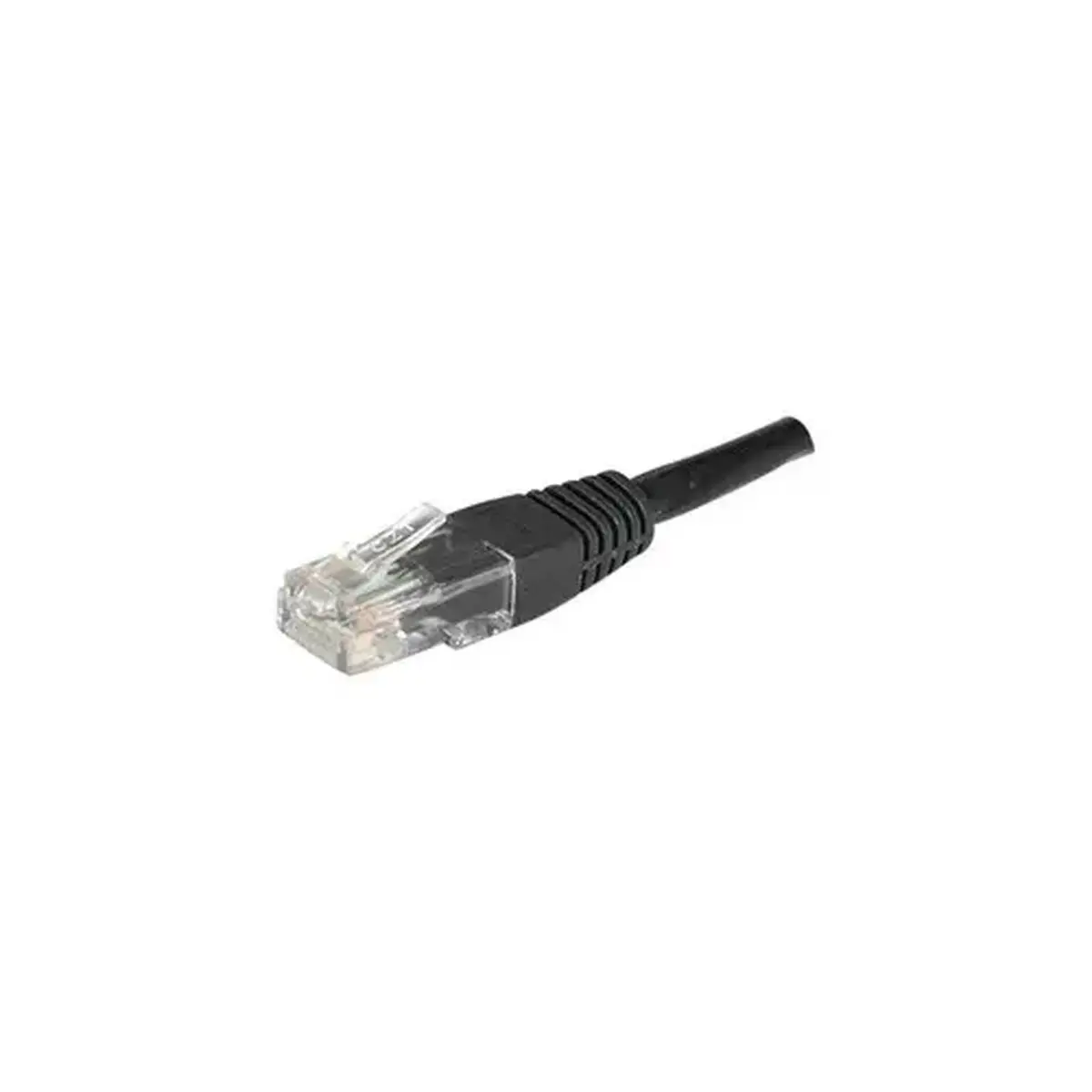 Cordon RJ45 categorie 6 U/UTP noir - 0,5 m photo du produit