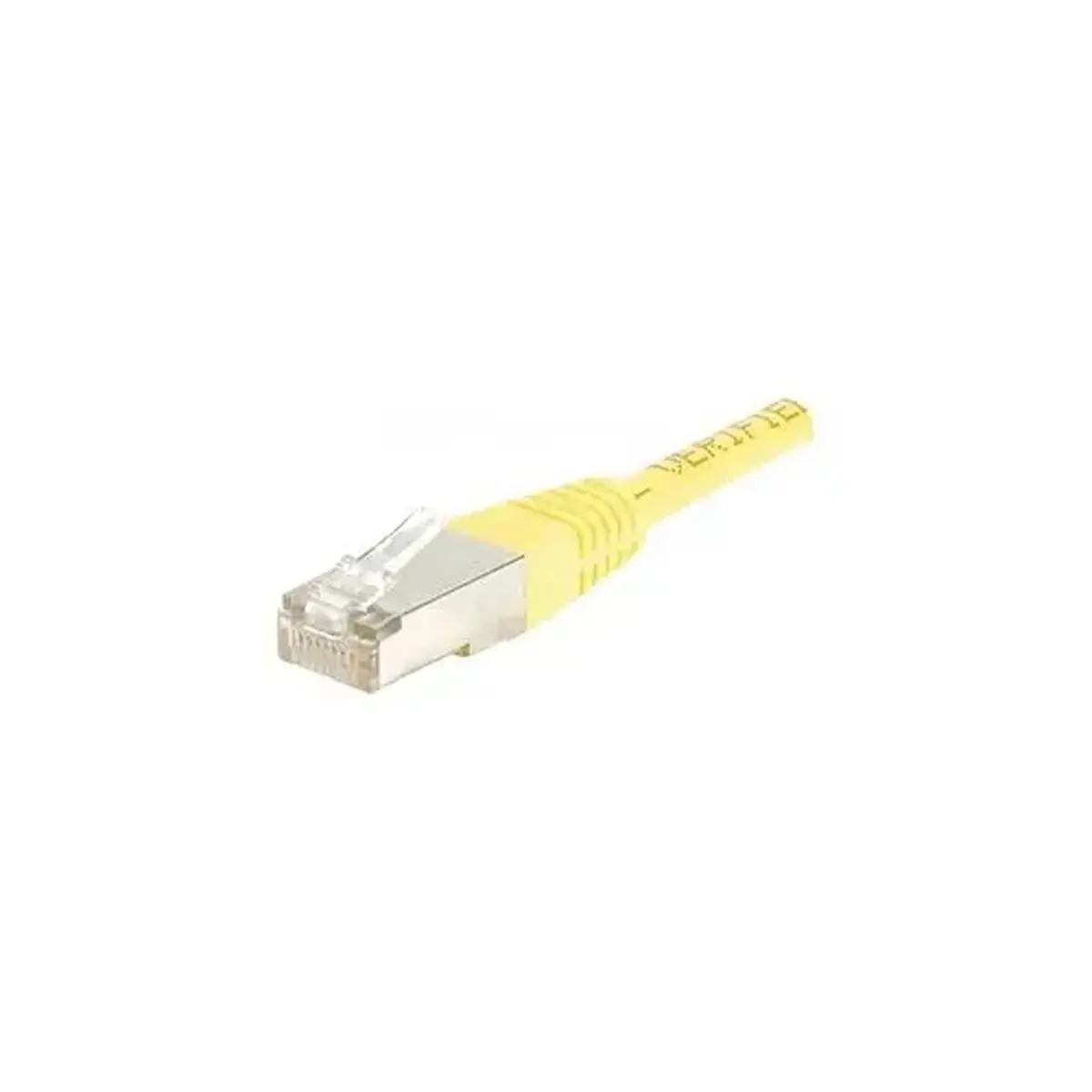 Cordon RJ45 categorie 6 F/UTP jaune - 50 m photo du produit