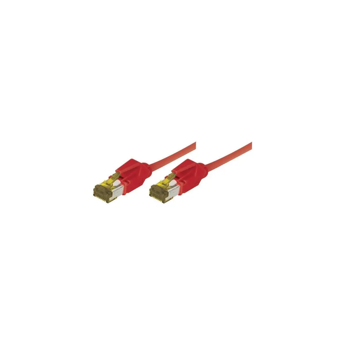 Cordon RJ45 sur cable categorie 7 S/FTPLSOH snagless rouge - 2 m photo du produit