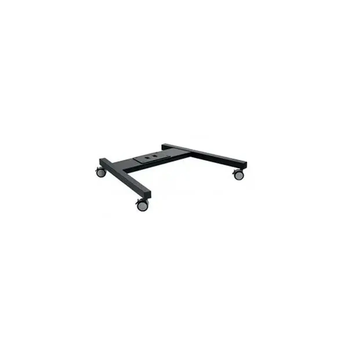 VOGEL S Embase de sol PFT 8520 noire, aroulettes, mono tube photo du produit