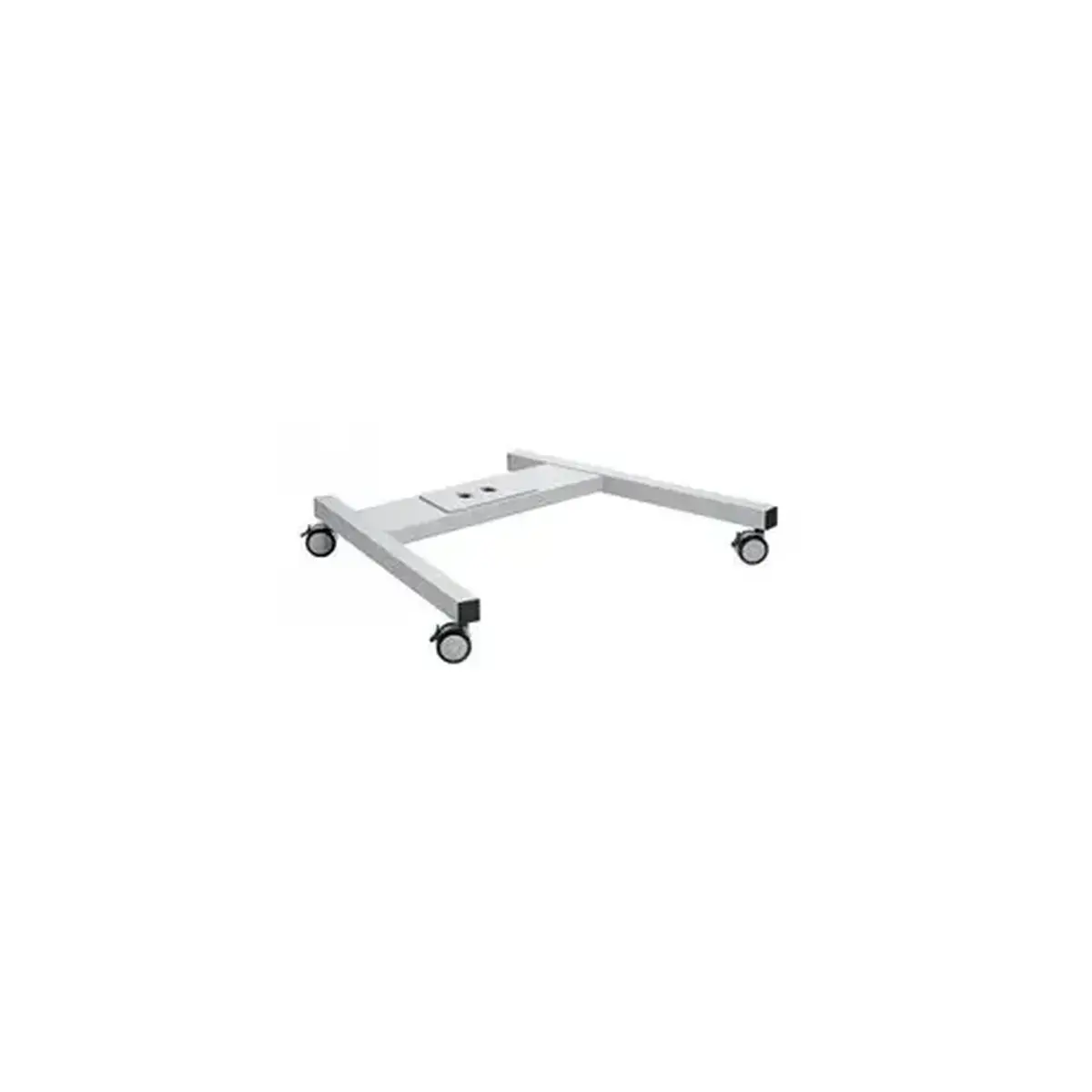 VOGEL S Embase de sol PFT 8520 argent, a roulettes, mono tube photo du produit