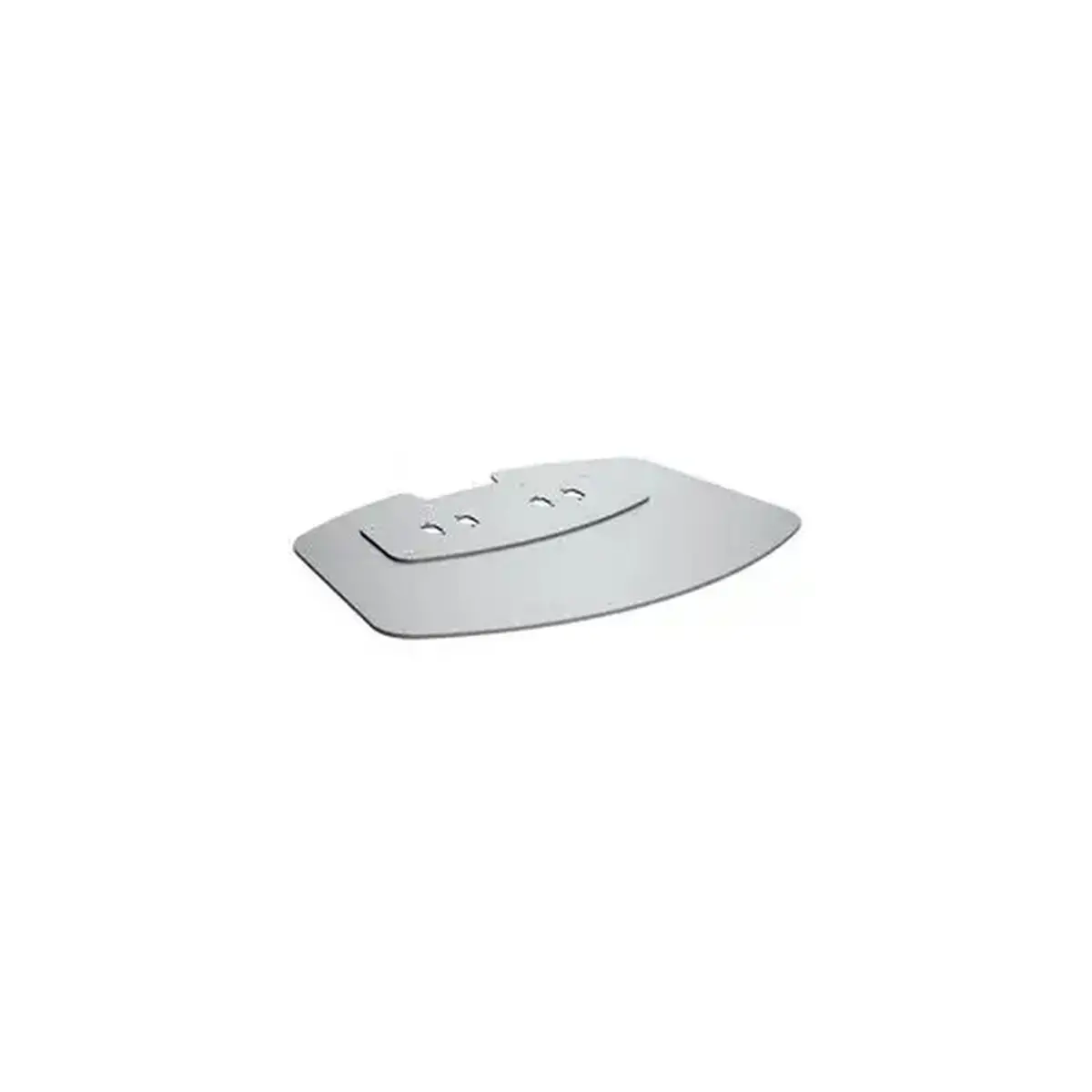 VOGEL S Embase de sol PFF 7030 argent, a poser, double tube photo du produit