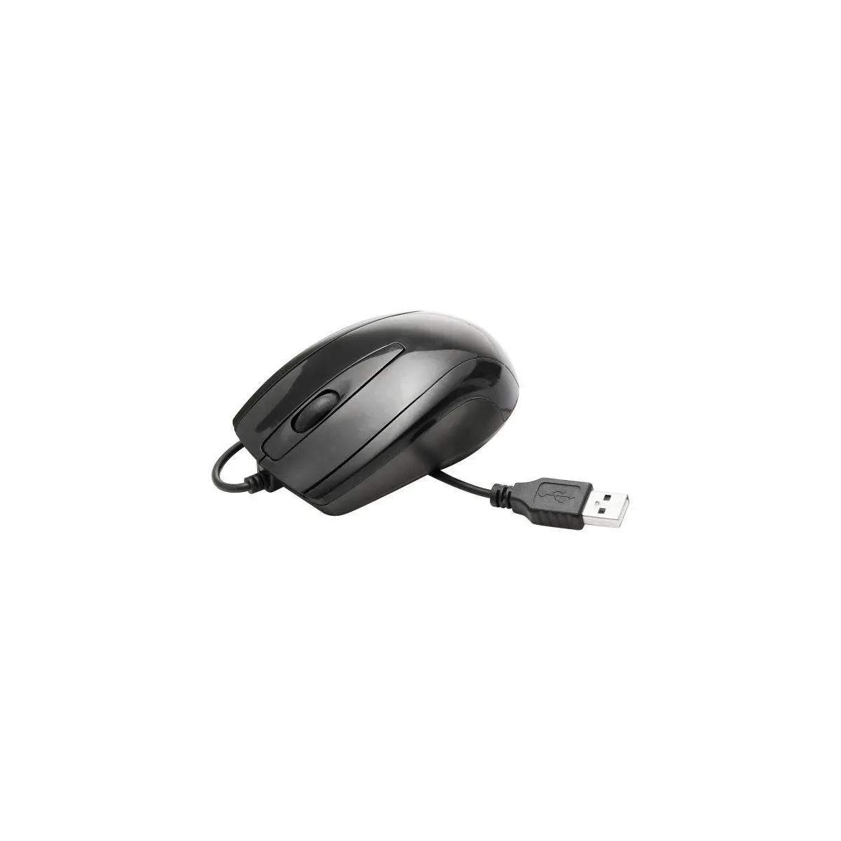 Souris optique USB noire eco photo du produit