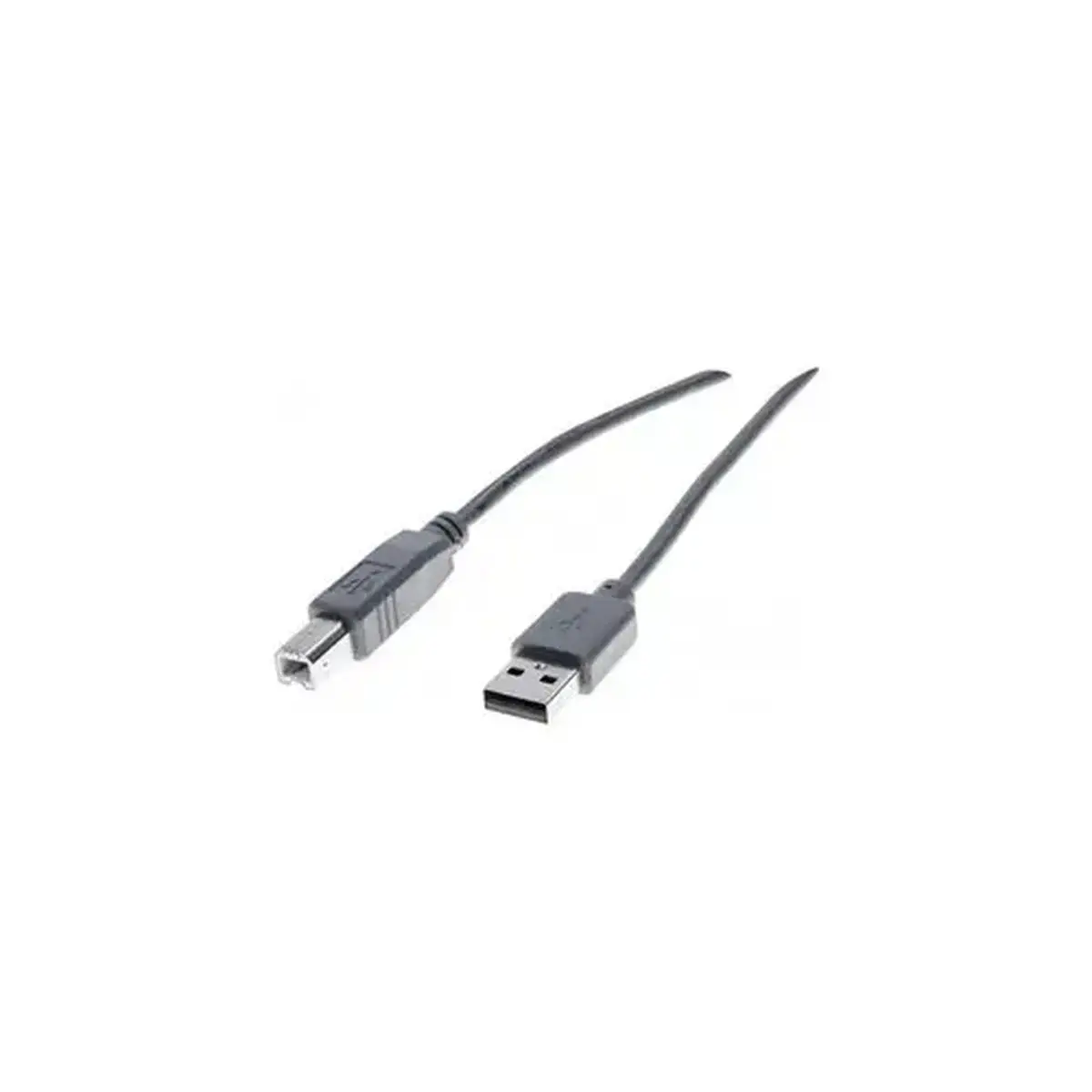 Cordon eco USB 2.0 type A /B gris - 1,0m photo du produit