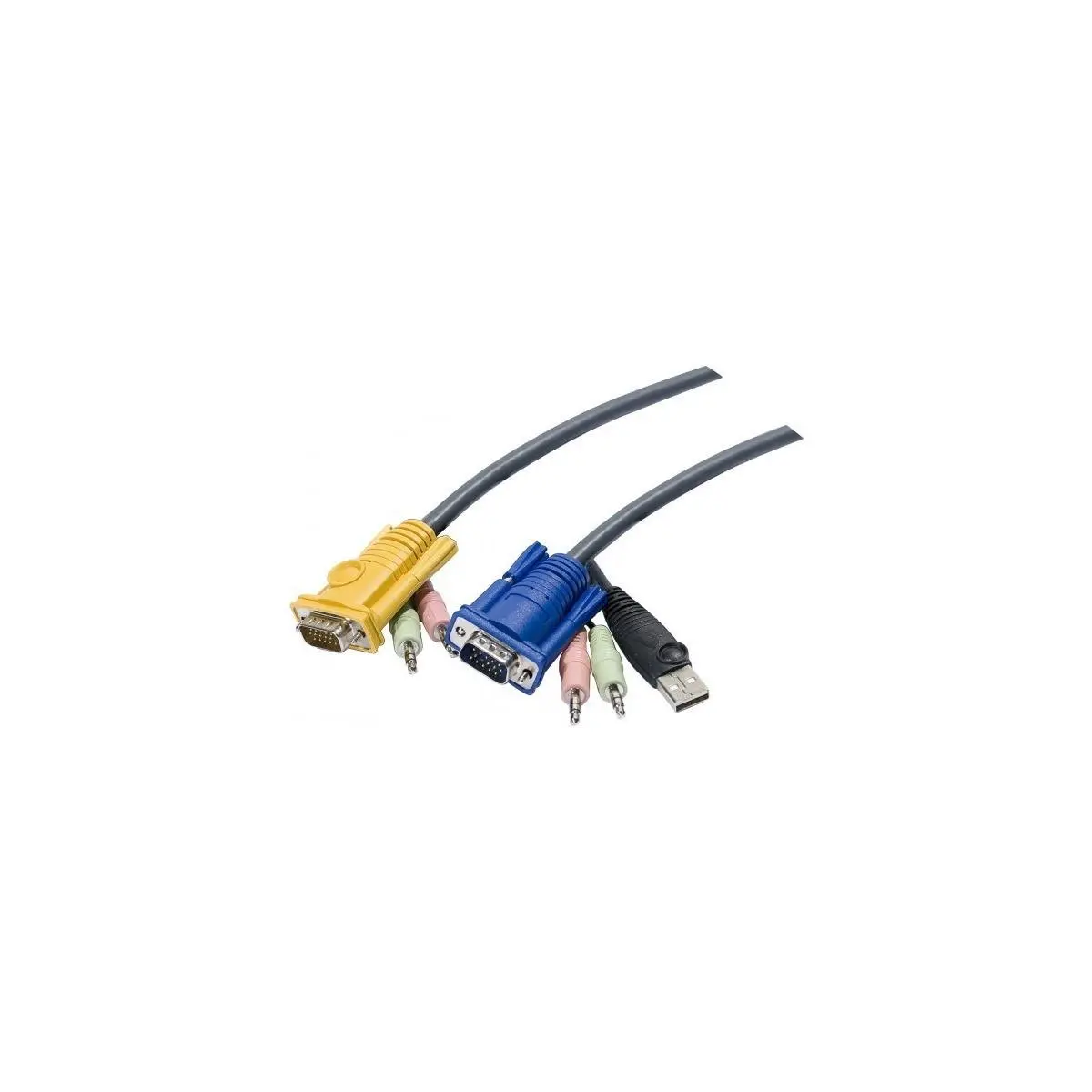 Cable E7 kvm ATEN 2L-53xxU VGA-USB-Audio - 1,80M photo du produit