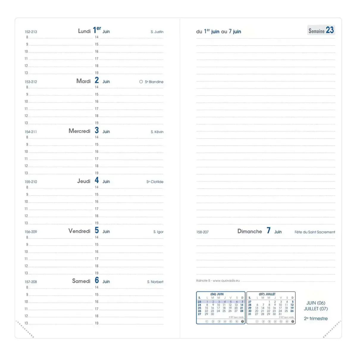 ITALNOTE B rep FR Club rouge photo du produit