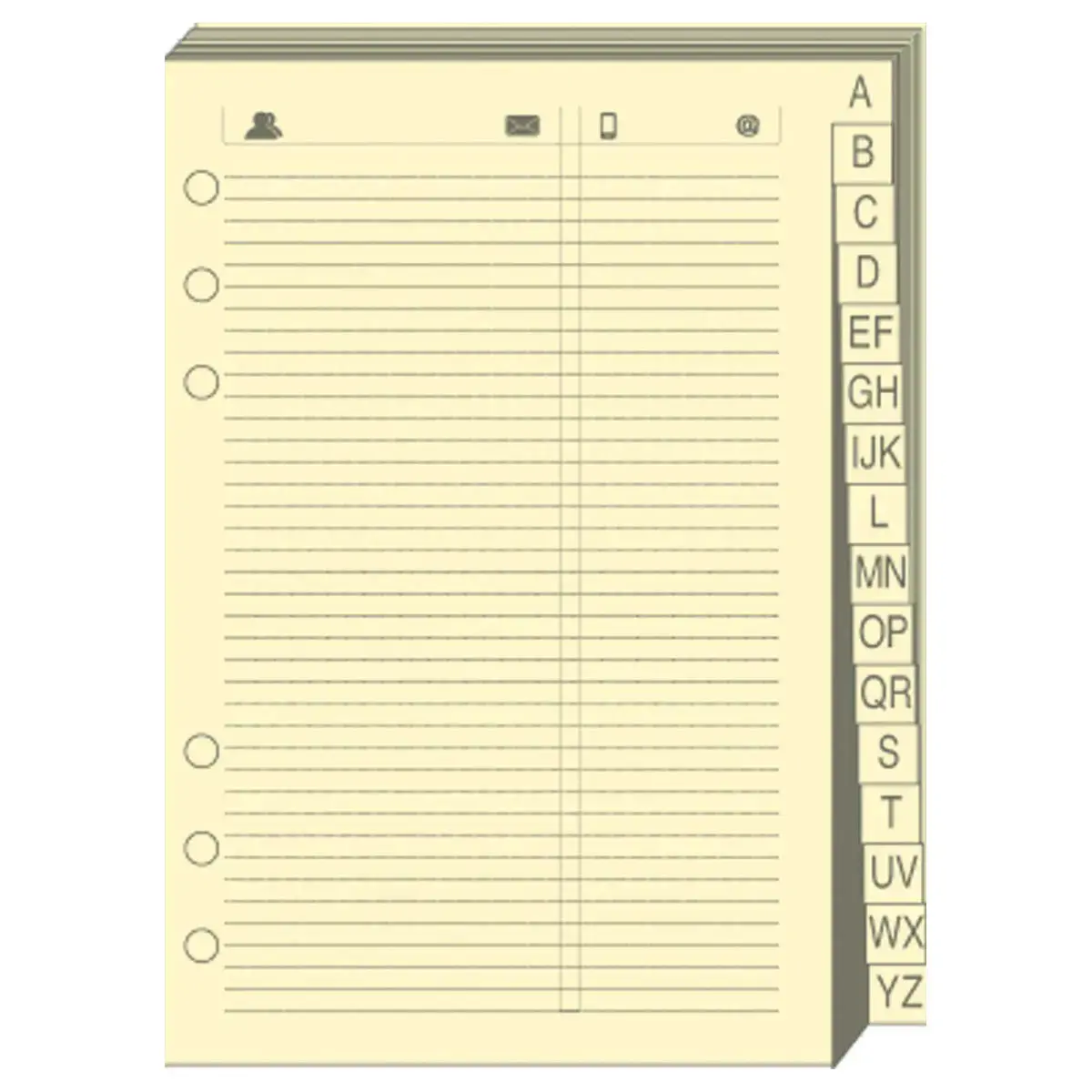 REPERTOIRE TEL T17 Ivoire rech s/f photo du produit