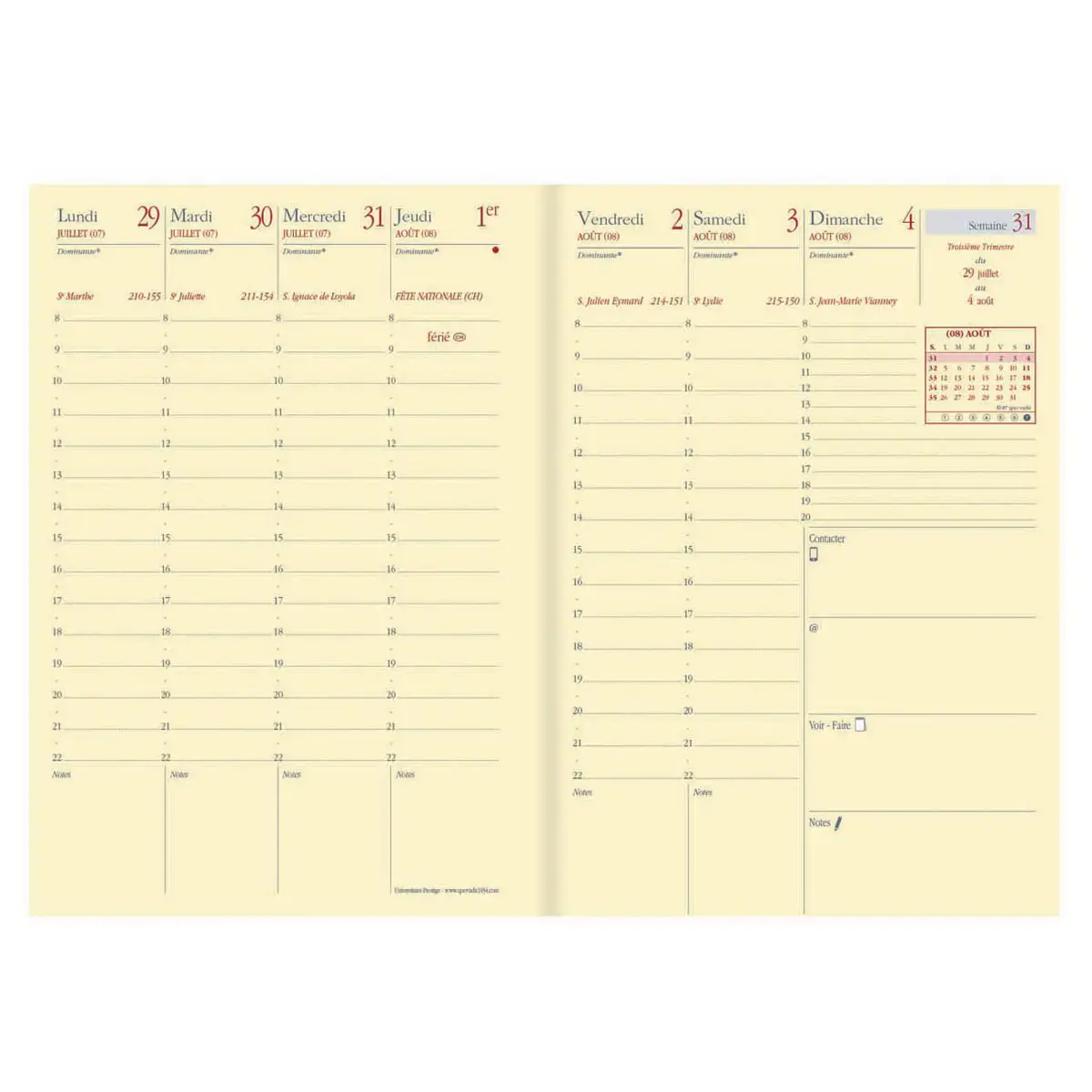 UNIVERSIT PREST rep FR Soho rouge photo du produit