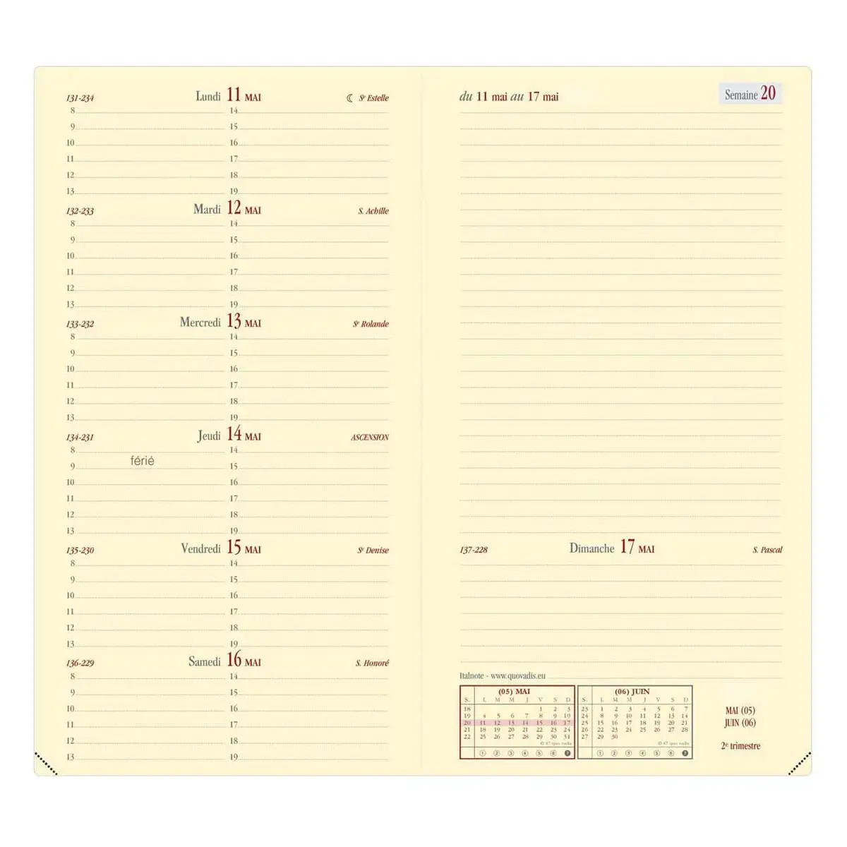 ITALNOTE rep FR Montebello noir photo du produit