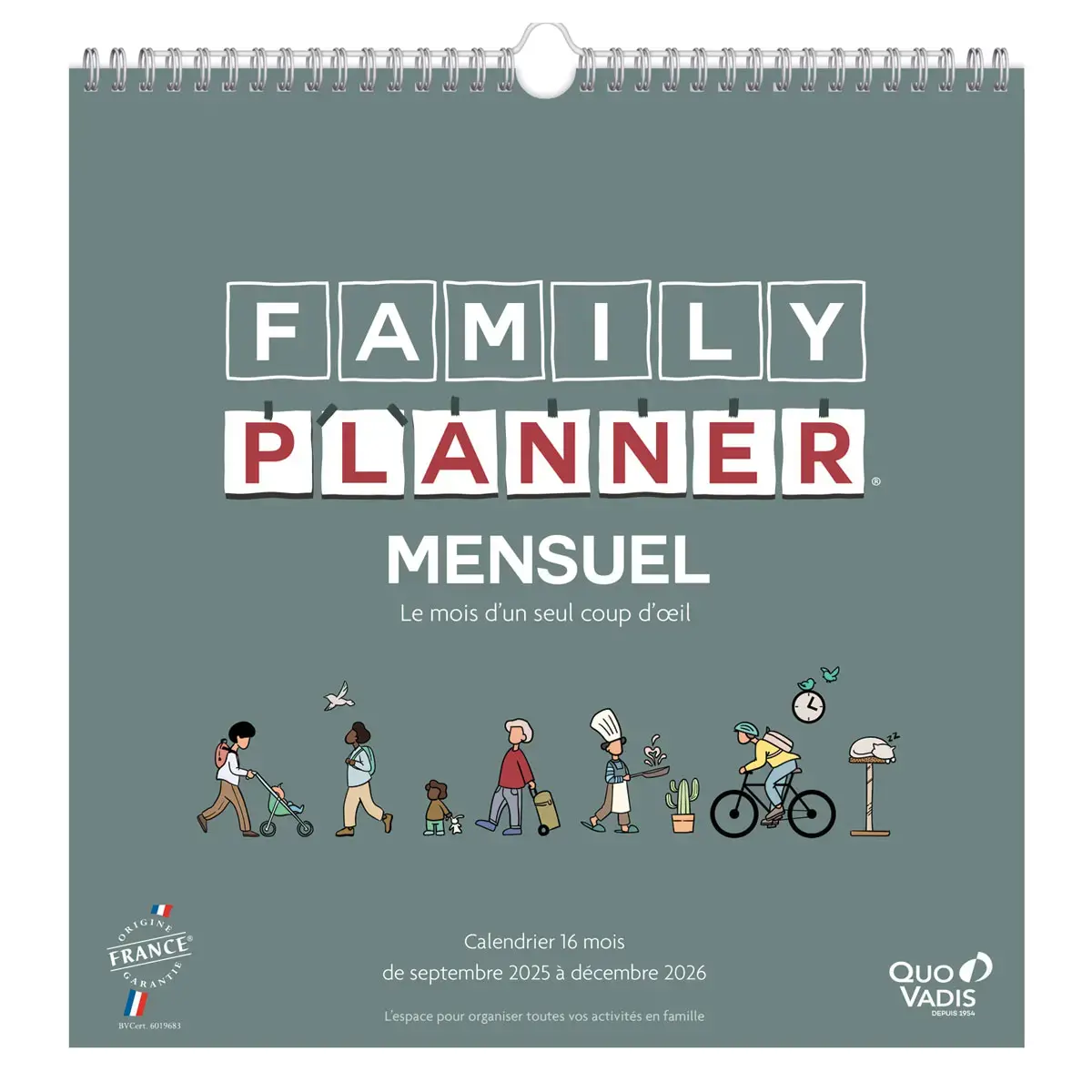 CAL FAMILY PLANNER MENSUEL FR Fam p5 photo du produit