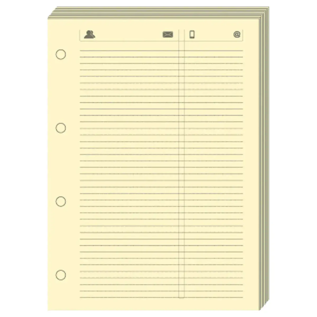 FEUILLES TELEPHONE T14 Ivoire rech s/f photo du produit