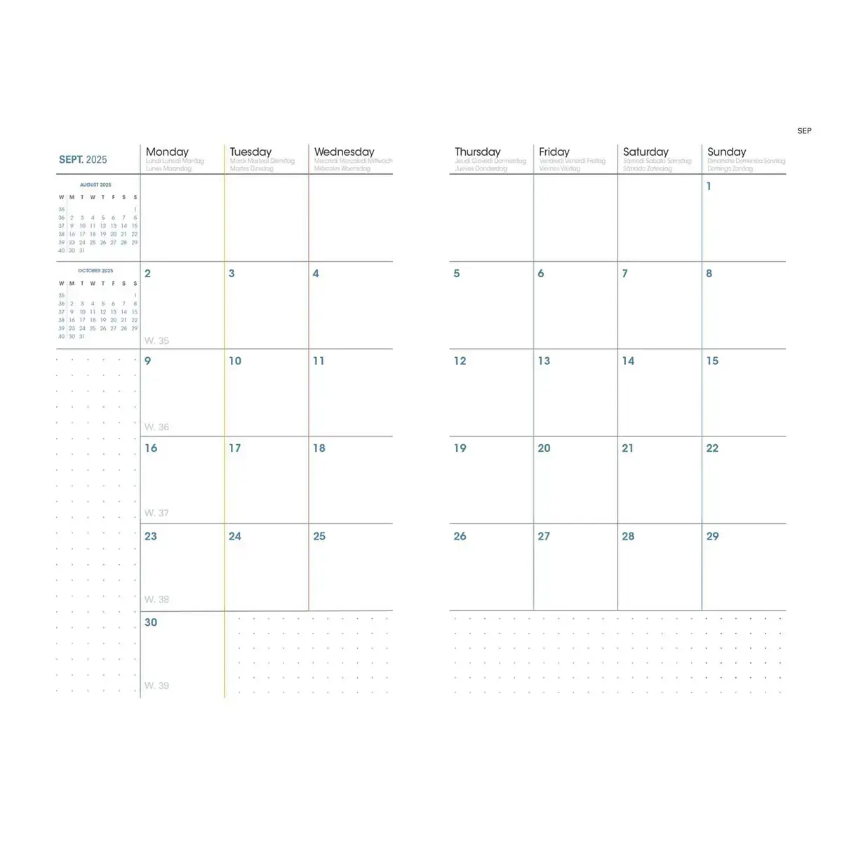 PLAN NOTE 1521 ML Andrea brun camel photo du produit