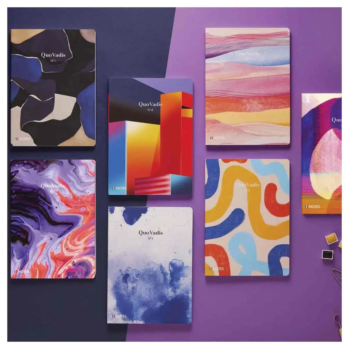 CARNET 21 lign&eacute; Iconiq cubisme photo du produit