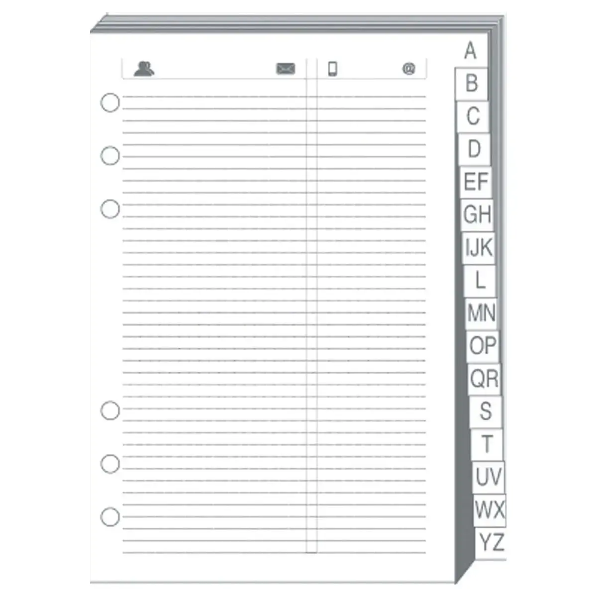 REPERTOIRE TEL T21 Blanc rech s/f photo du produit