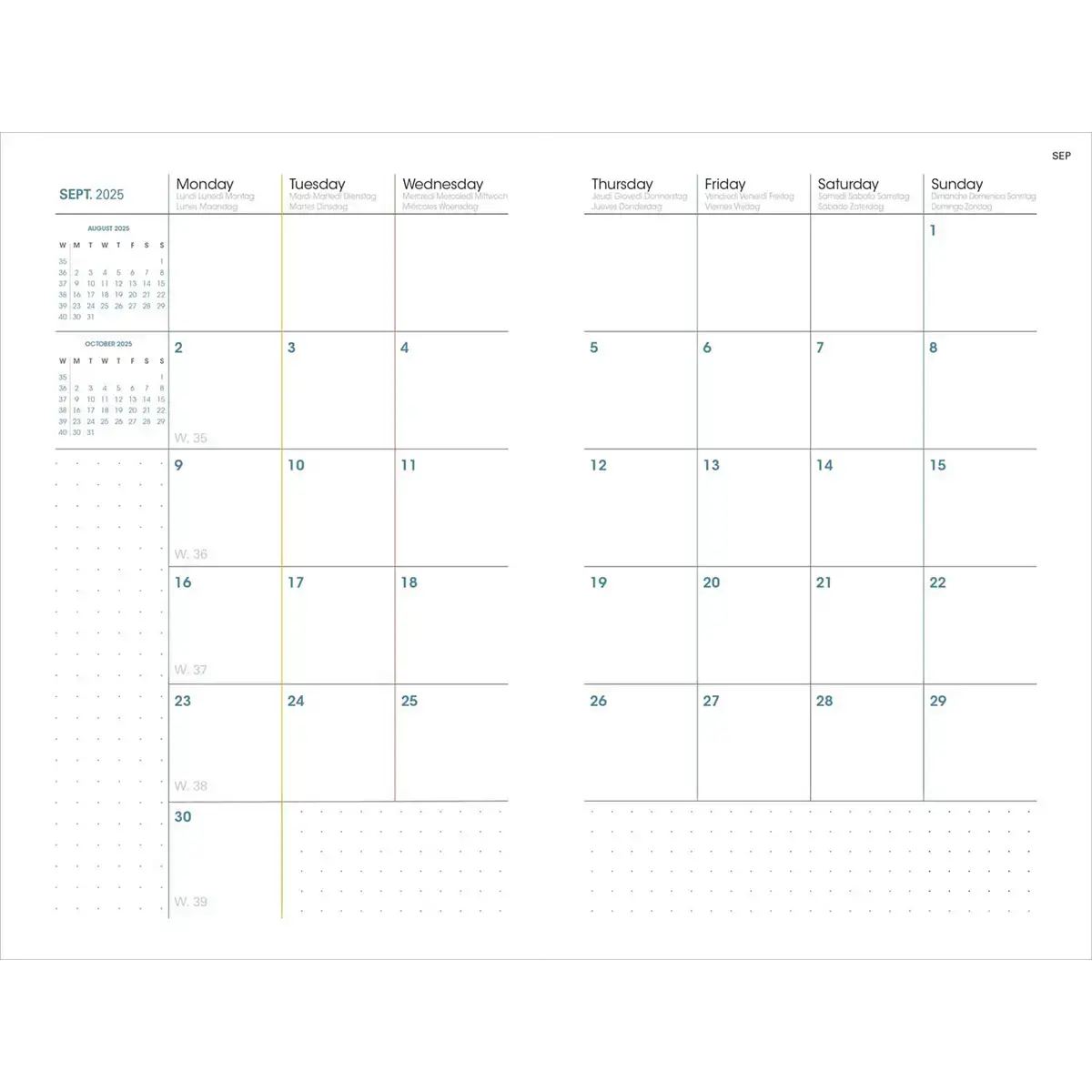 PLAN NOTE 1521 ML Andrea gris anthracite photo du produit