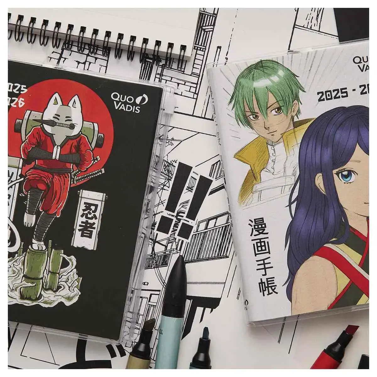 EUROTEXTAGENDA ML manga duo Zip photo du produit