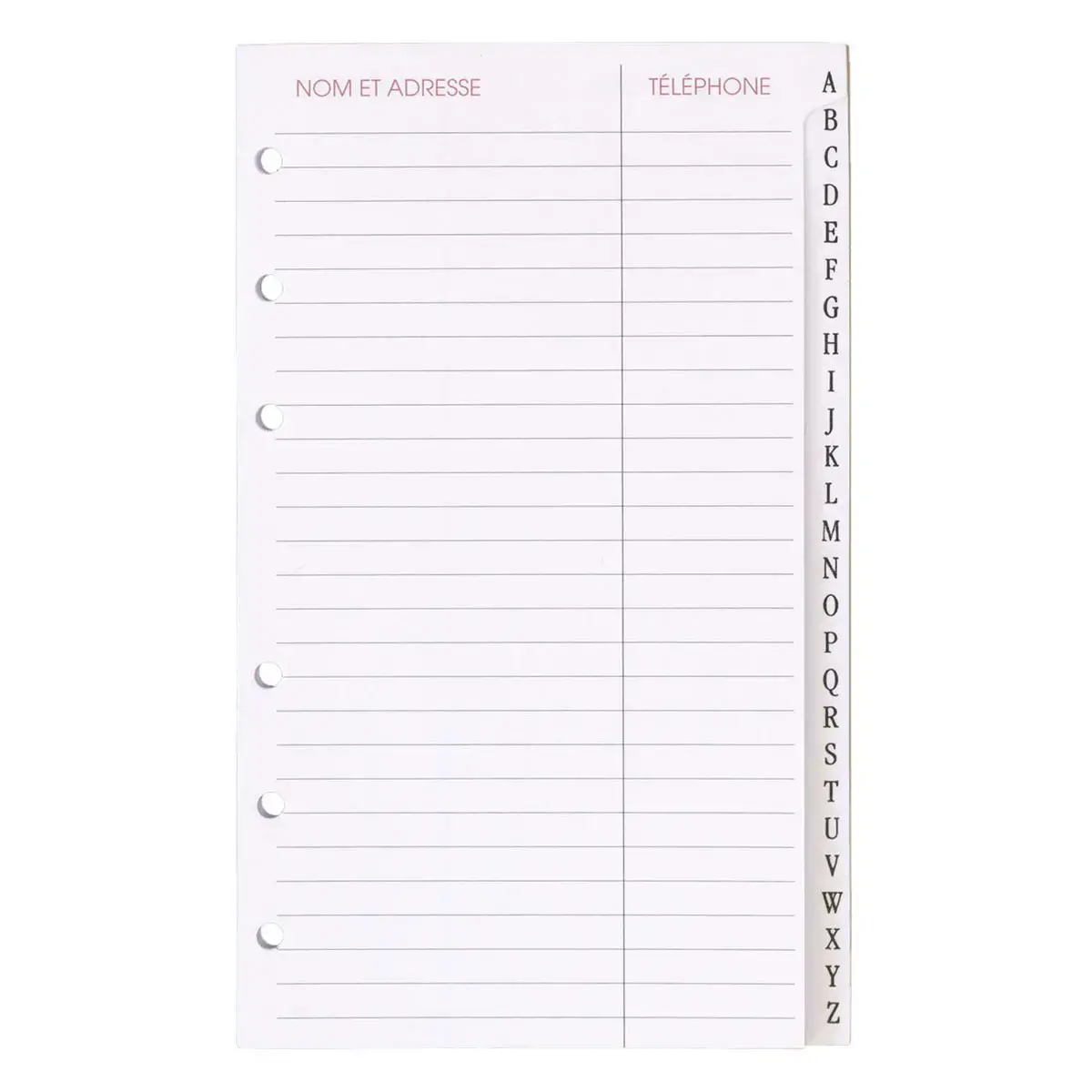 FEUILLES REPERTOIRE A-Z 0915 TD rech s/f photo du produit