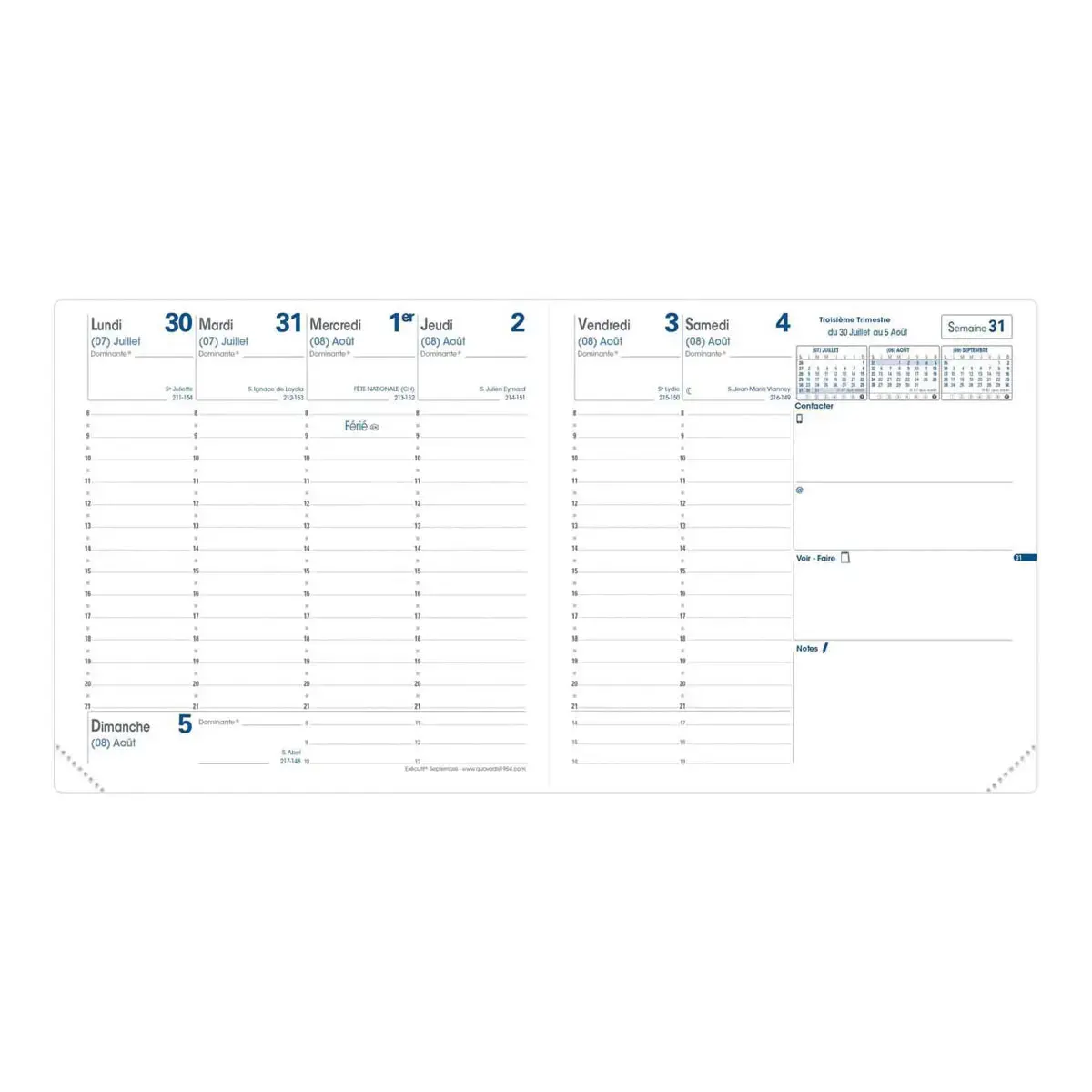 EXECUTIF SEPT rep FR Club crème photo du produit
