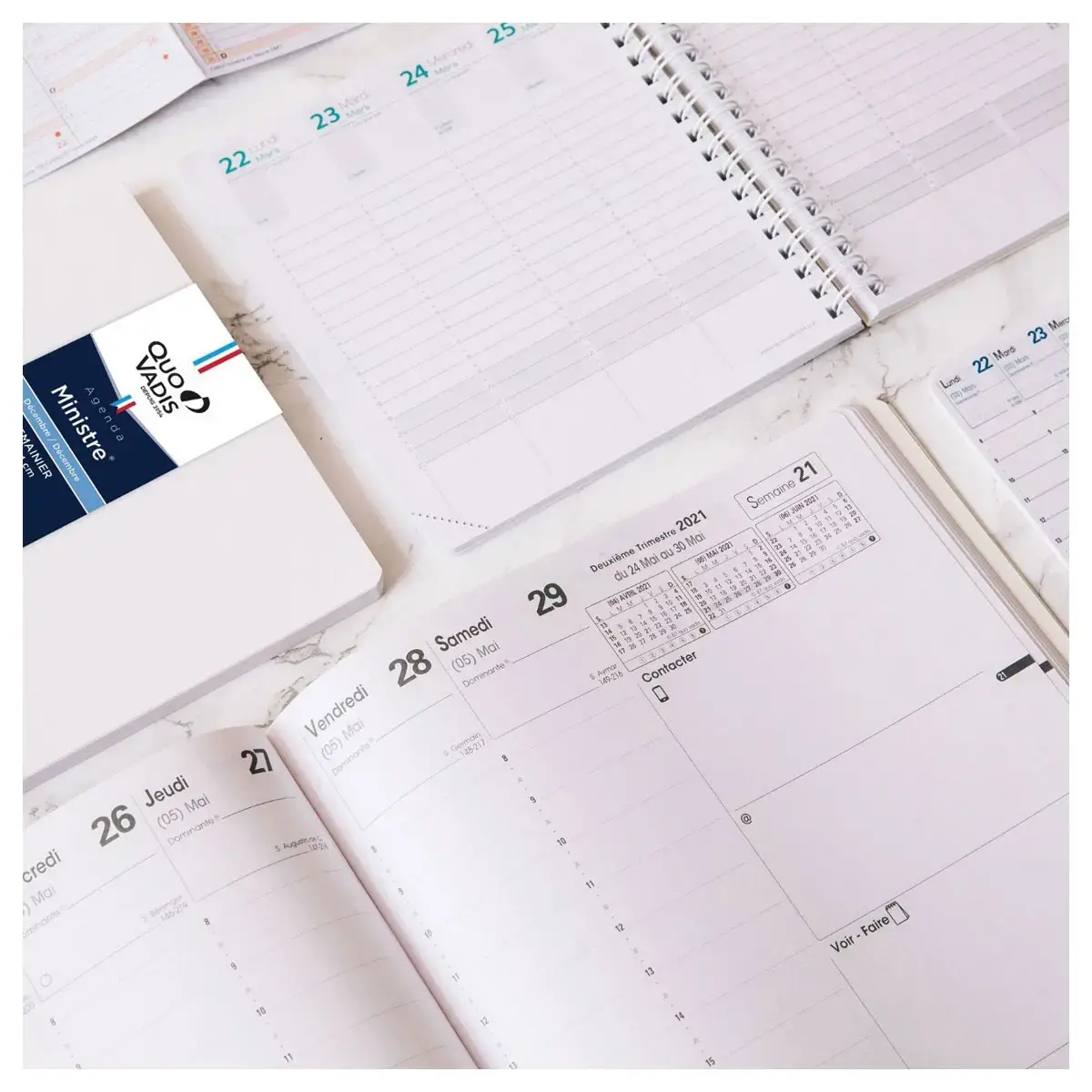 FICHES NOTES T21 Blanc rech s/f photo du produit