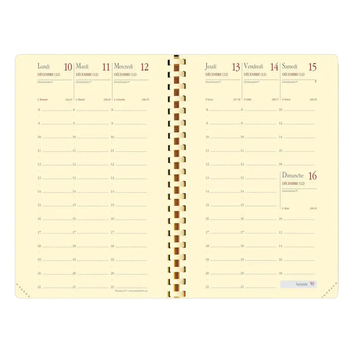 PLANNING 16 S rep FR Soho noir photo du produit