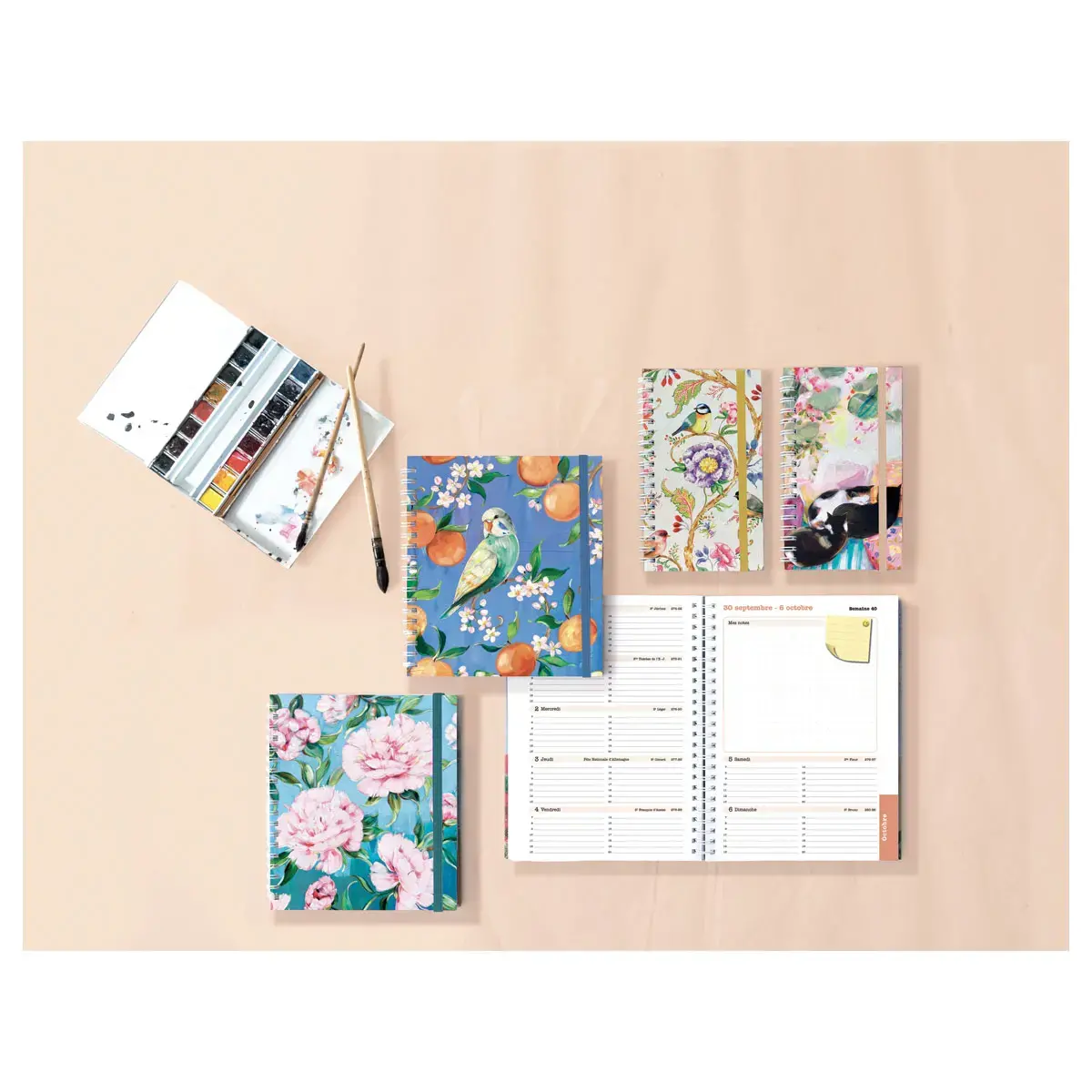 Semainier poche Lady 16S S. Adde Oiseaux photo du produit