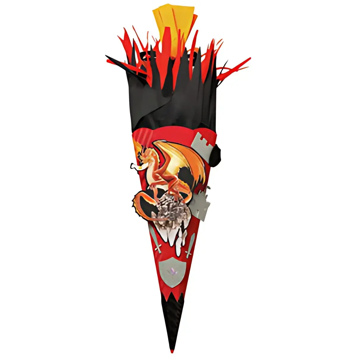 ROTH kit bricolage de cornet surprise 'Dino', 6 angles,68 cm photo du produit