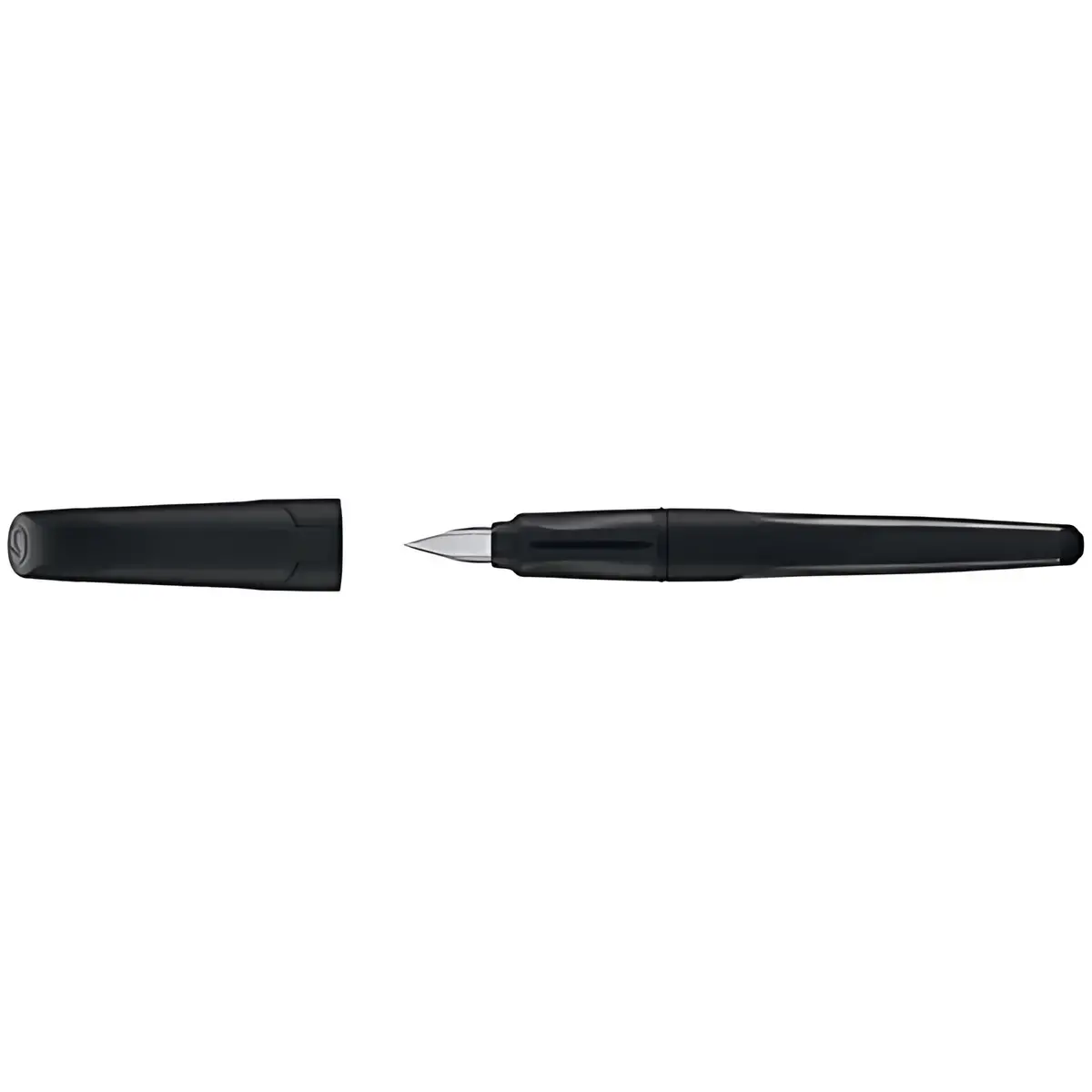 STABILO Stylo plume EASYbuddy L, gauchers, noir/citron photo du produit
