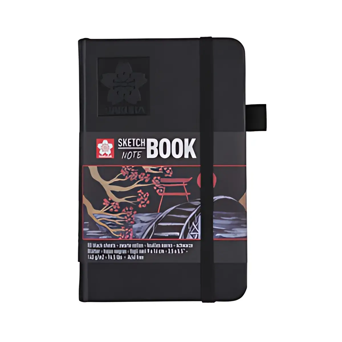SAKURA Carnet de croquis, 120 x 120 mm, noir photo du produit