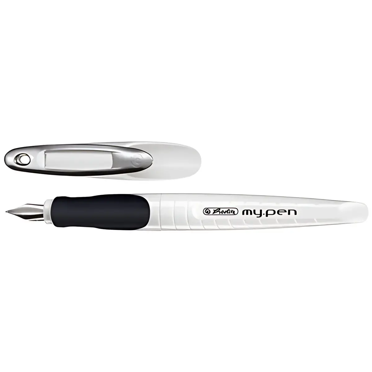 HERLITZ Stylo plume my.pen, plume: M, noir / blanc photo du produit