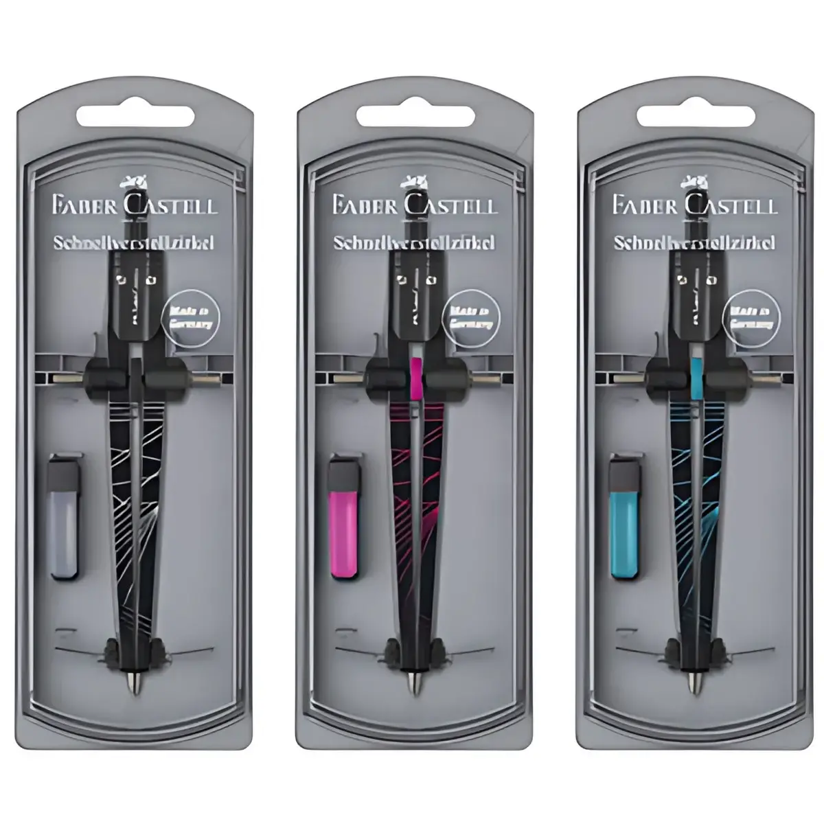 FABER-CASTELL Compas &agrave; r&eacute;glage instantant&eacute; TWISTER photo du produit