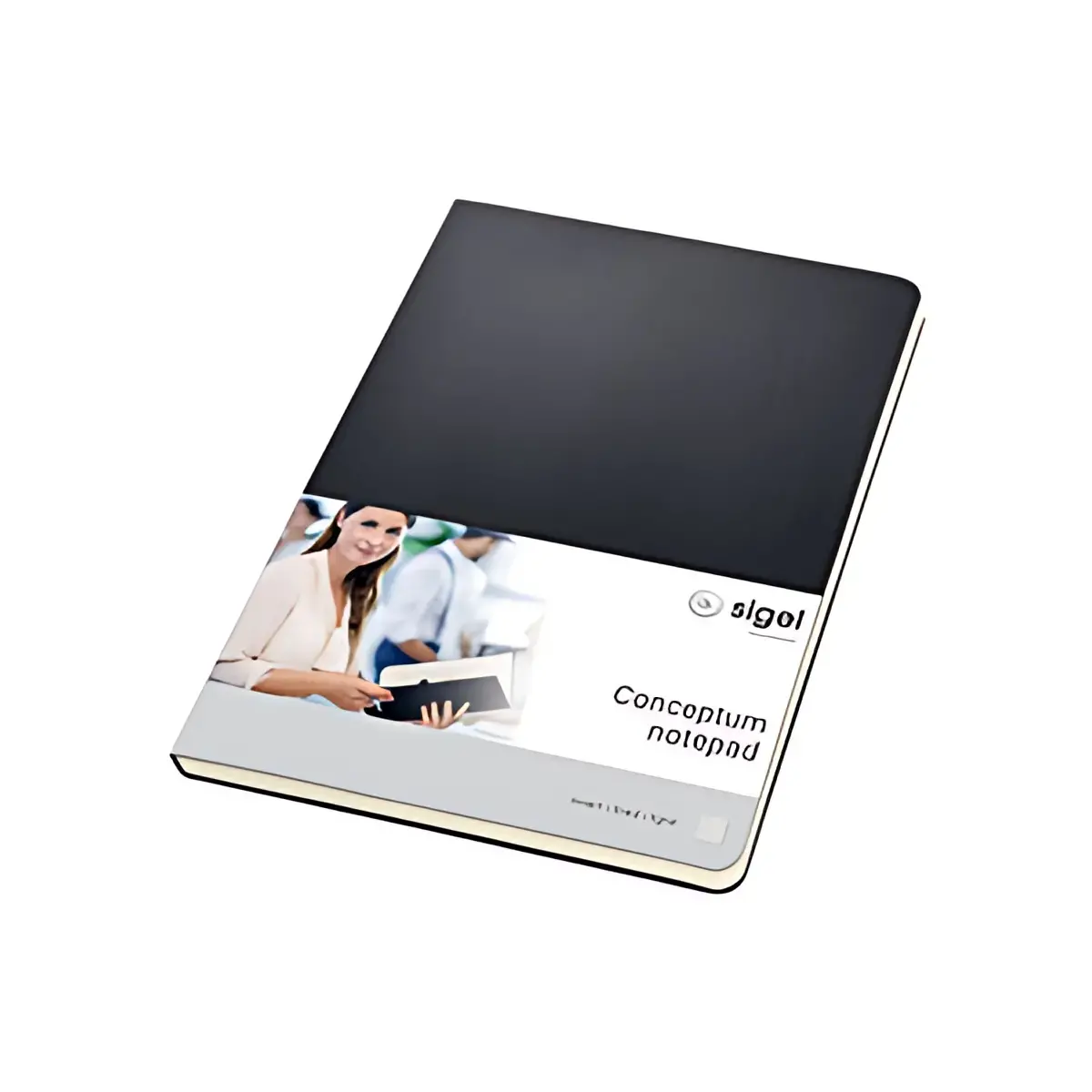 sigel Carnet Conceptum, A5, ligné, noir photo du produit