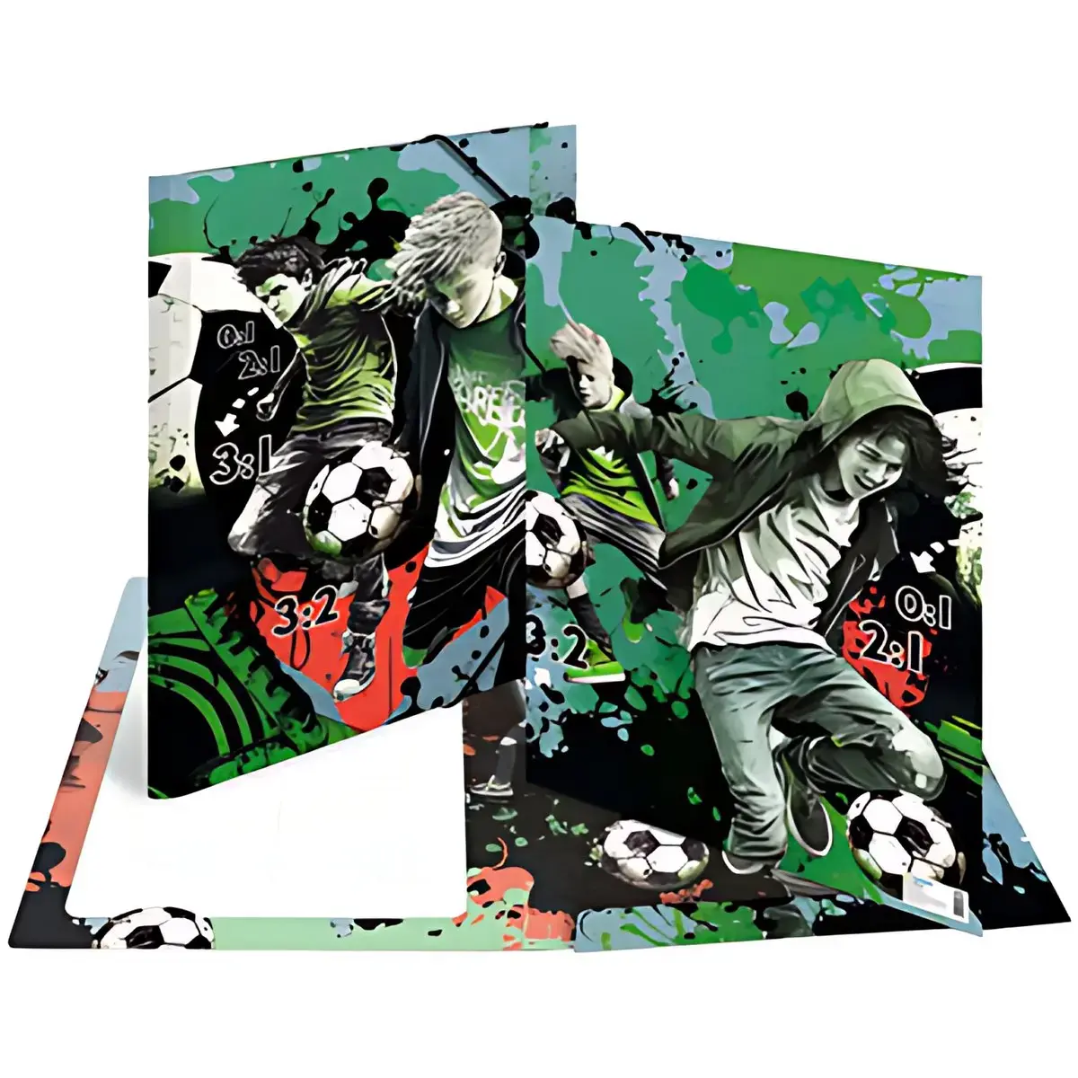 HERMA Chemise à élastique 'Street Soccer', carton, A3 photo du produit