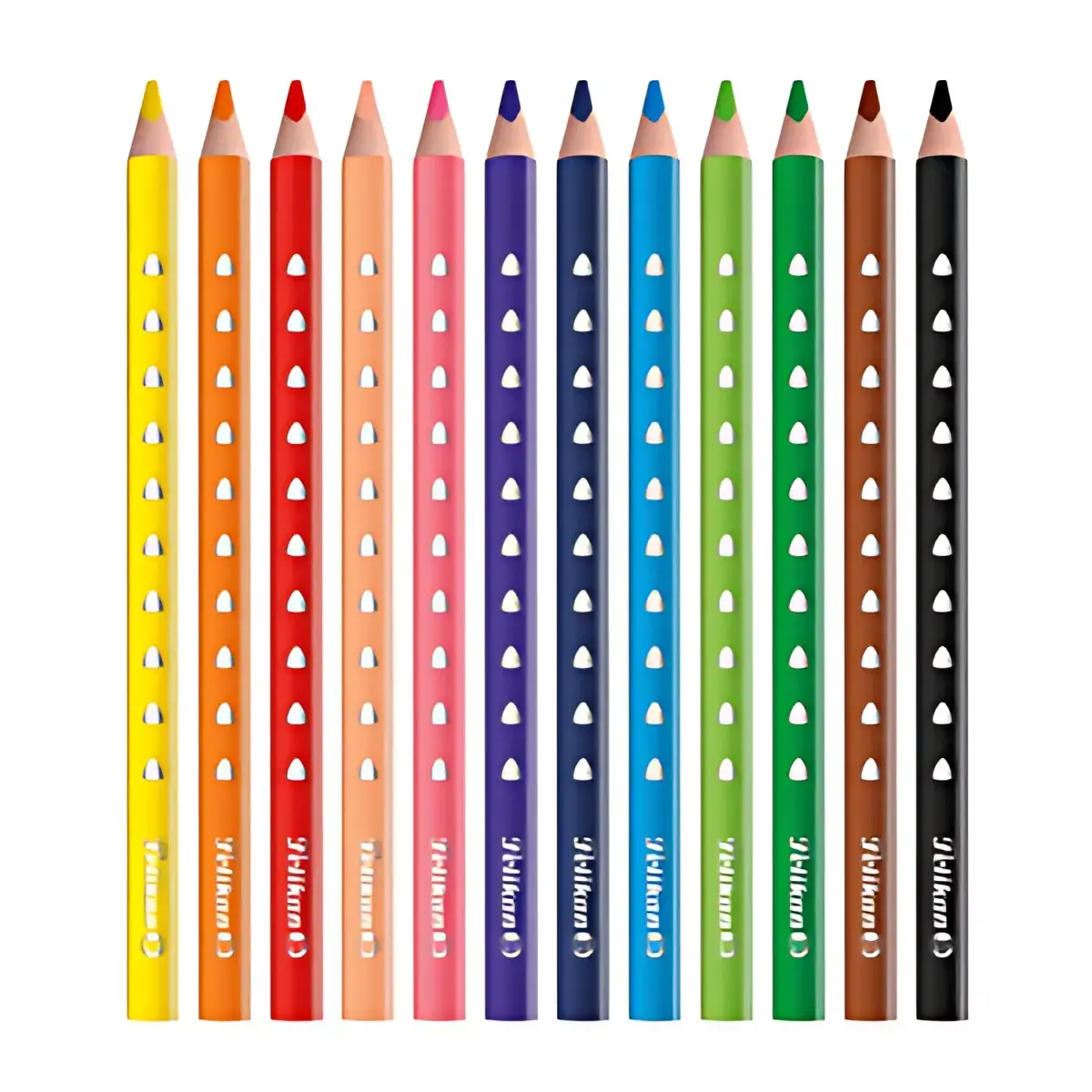 Pelikan Crayon de couleur triangulaire SILVERINO gros, étui photo du produit