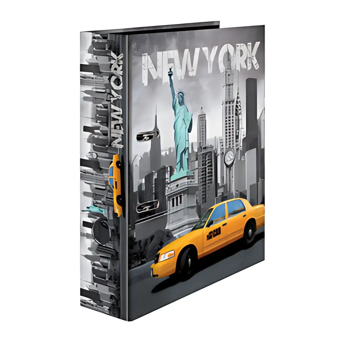 HERMA Classeur &agrave; levier &agrave; motifs 'New York, A4, dos: 70 mm photo du produit