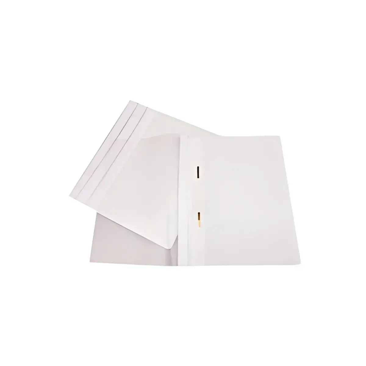 25 proOFFICE Chemise &agrave; lamelle, A4, film PP, blanc photo du produit