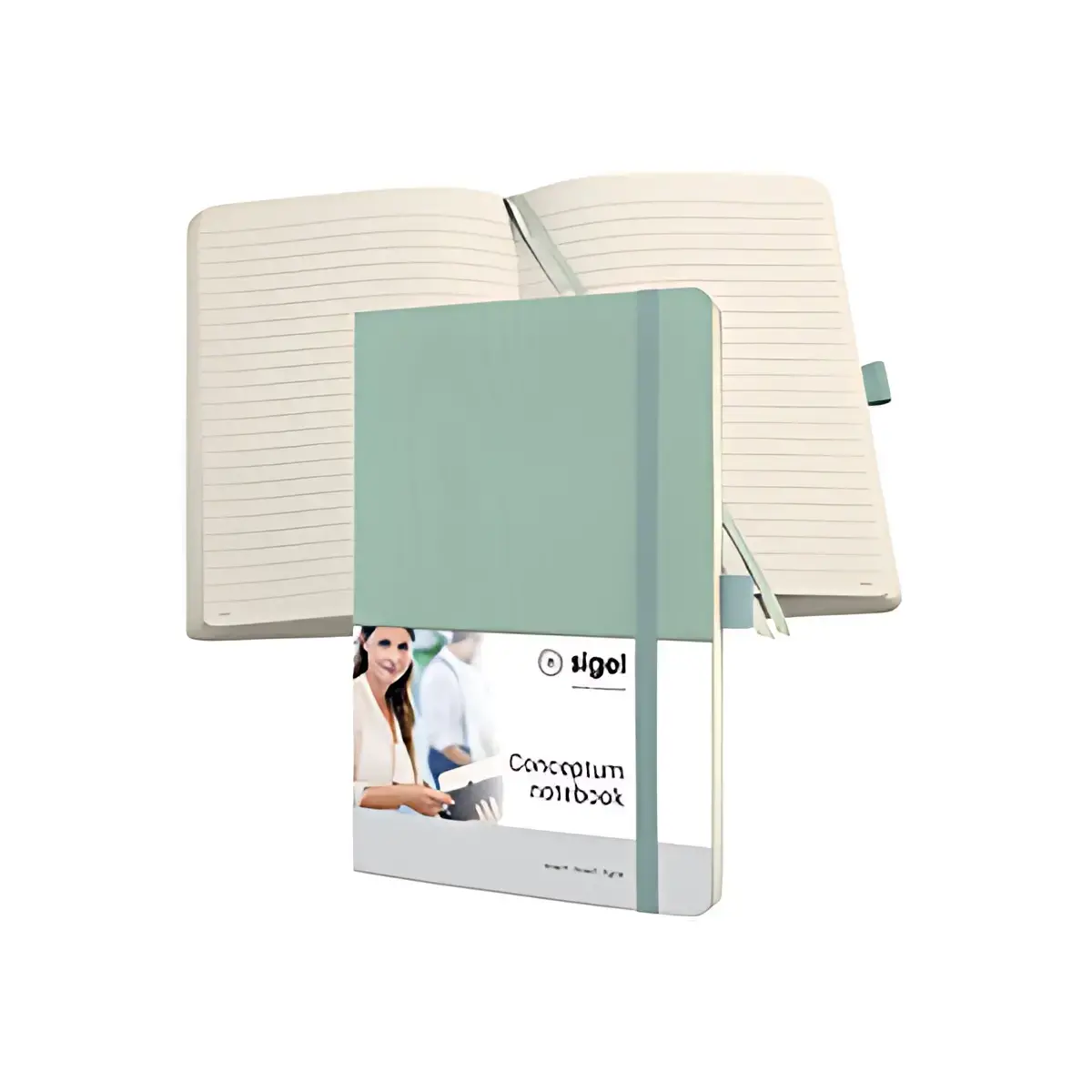 sigel Carnet de notes Conceptum, A5, quadrillé, bleu photo du produit