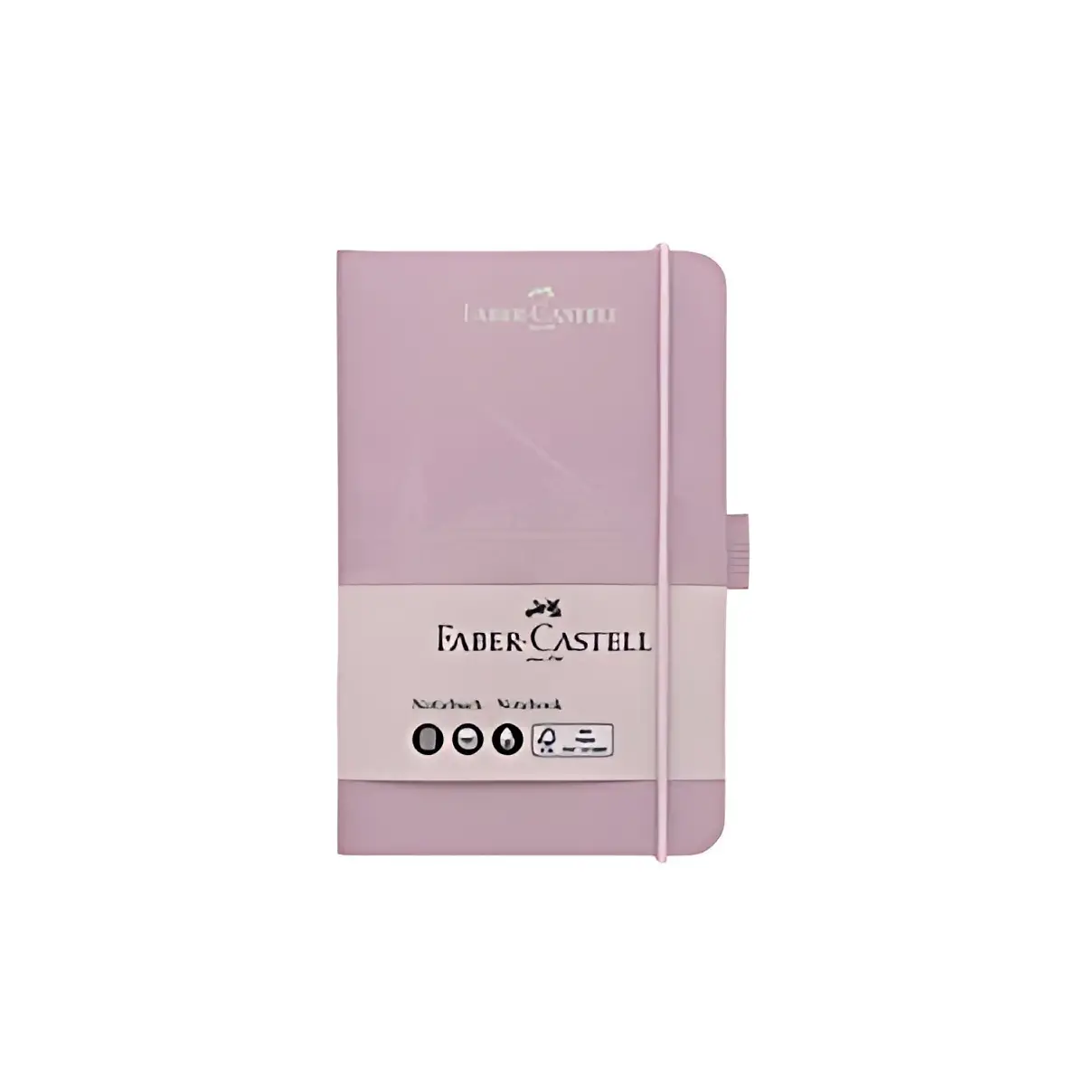 FABER-CASTELL Carnet, A6, quadrillé, rose photo du produit