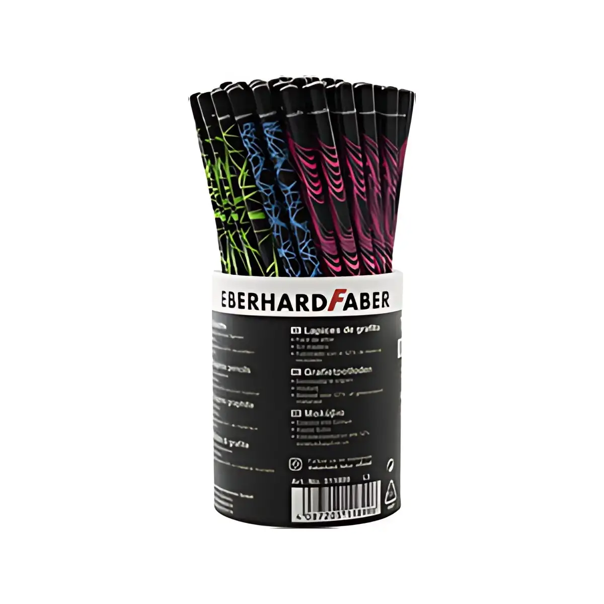 EBERHARD FABER Crayon de papier FLUO, HB, pot de 72 photo du produit