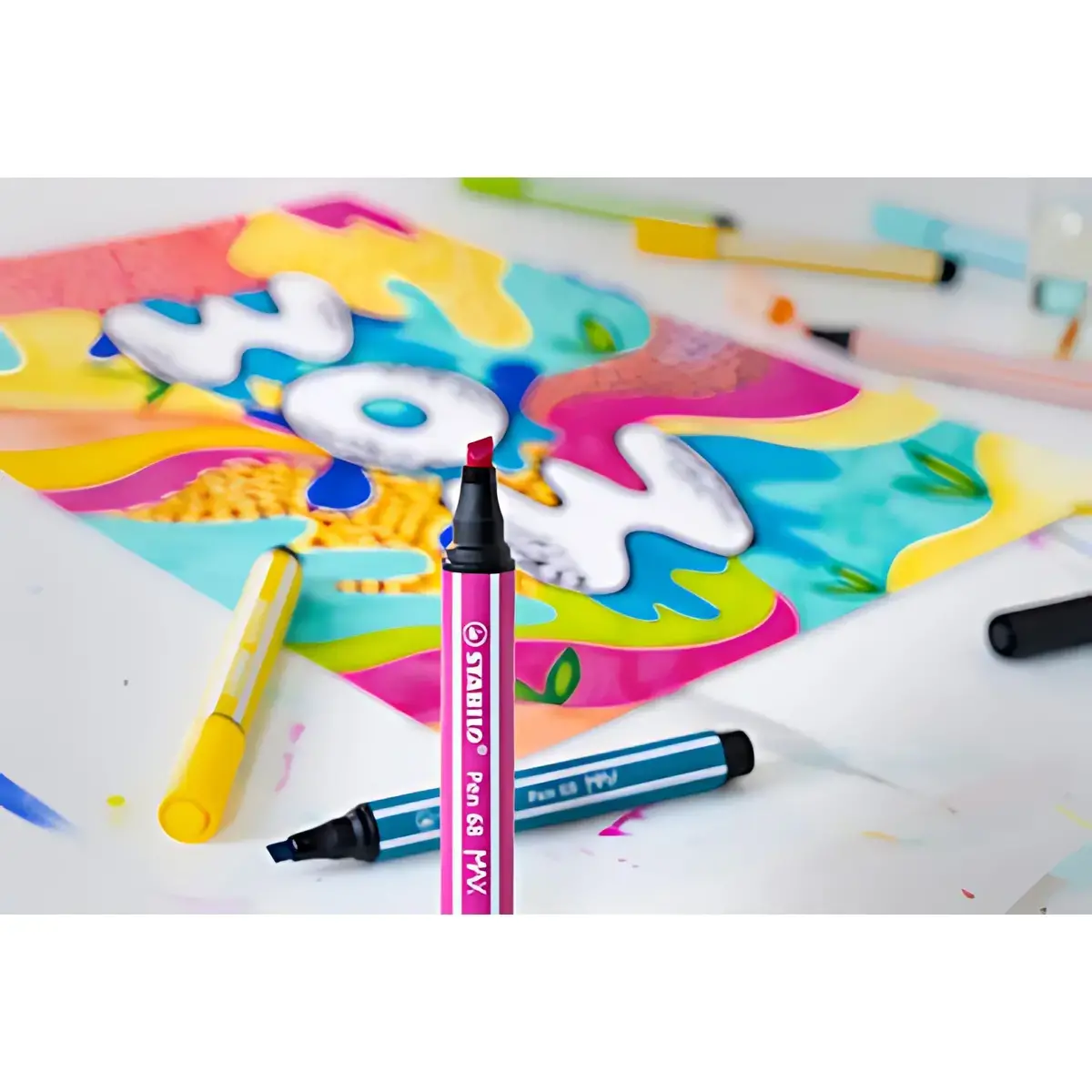 STABILO Feutre Pen 68 MAX, pr&eacute;sentoir de 32 pi&egrave;ces ARTY photo du produit