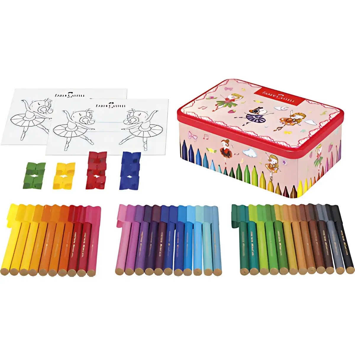 FABER-CASTELL Feutres CONNECTOR PEN, boîte ballerine de 33 photo du produit