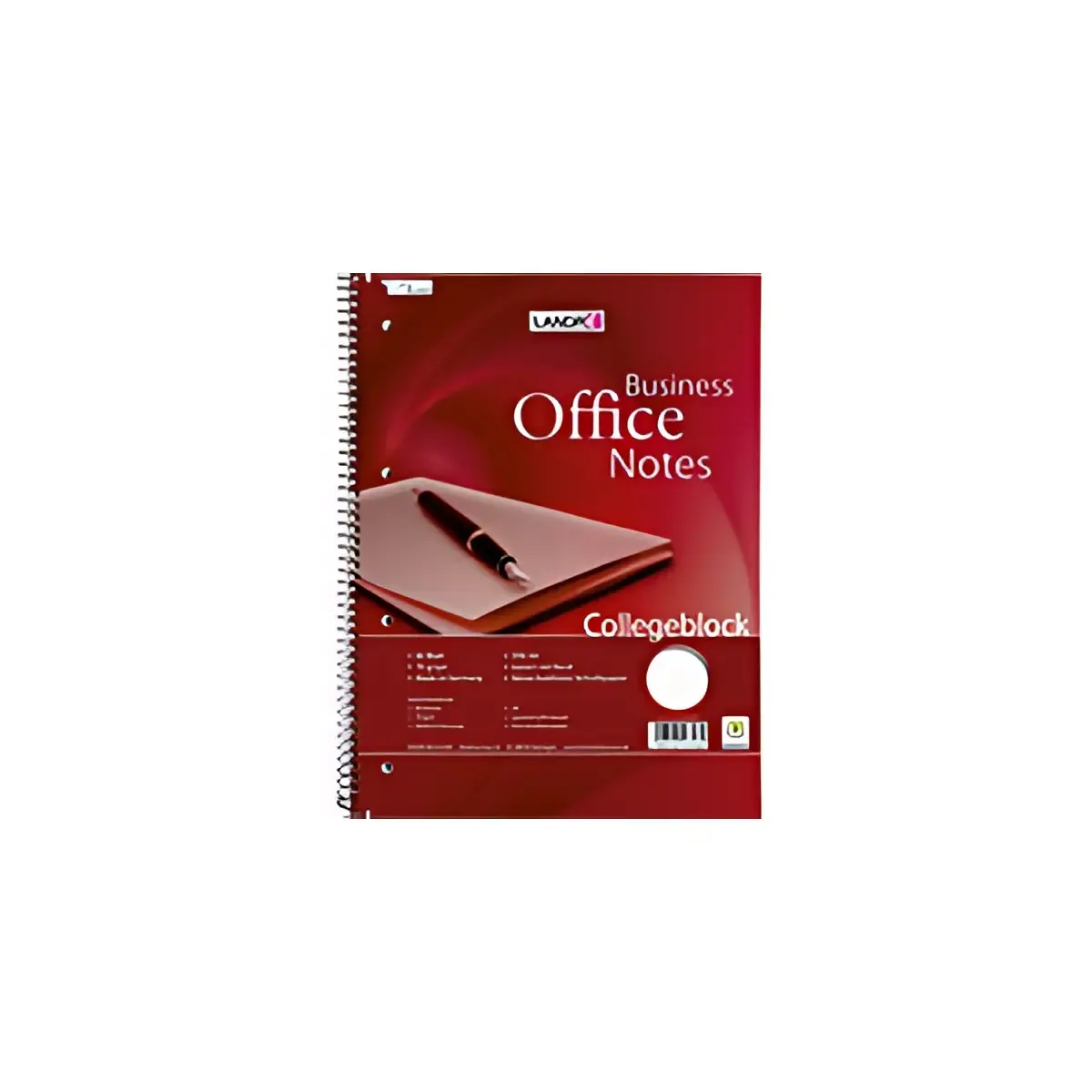 LANDR&Eacute; Cahier 'Business Office Notes', format A5, quadrill&eacute; photo du produit