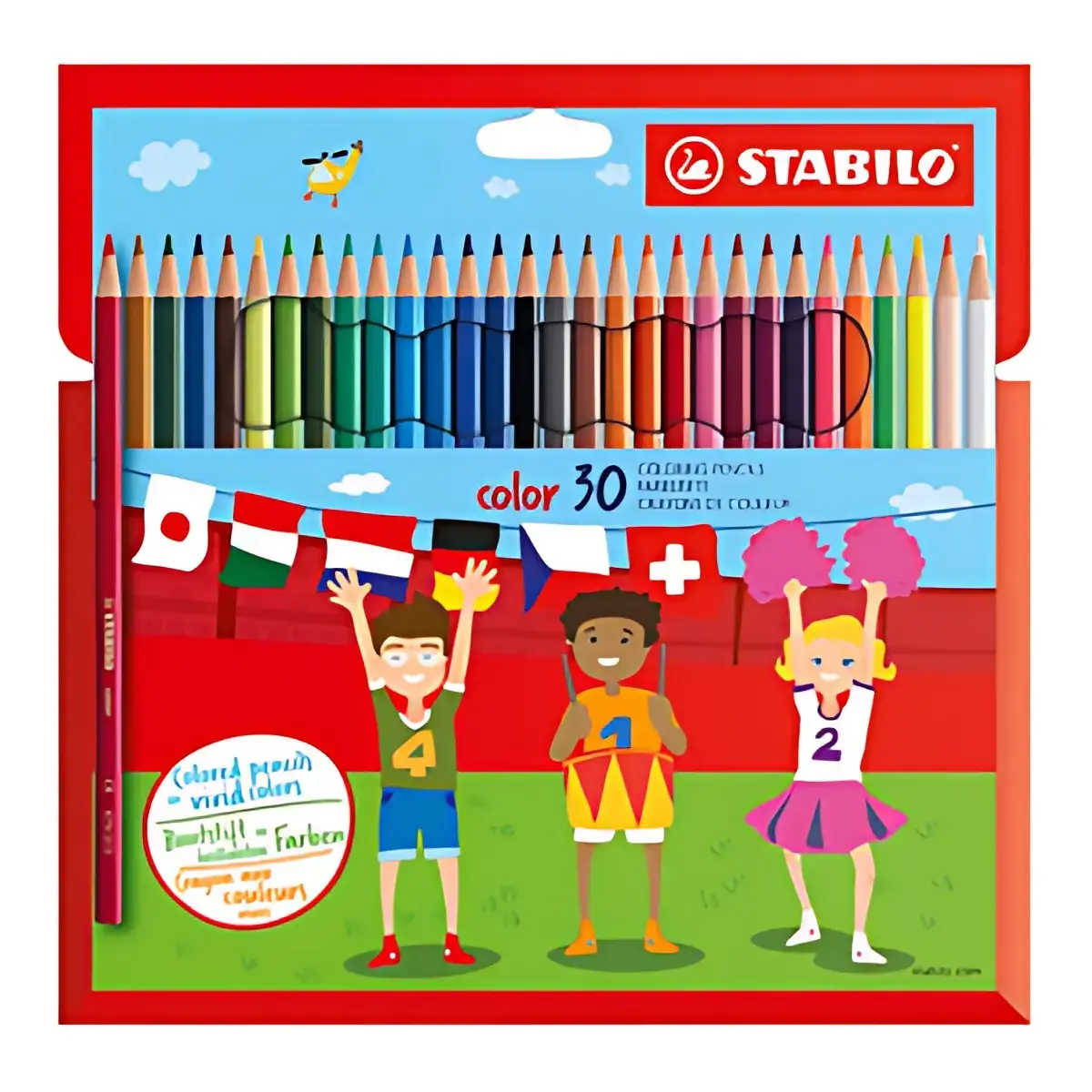 STABILO Crayons de couleur color, hexagonal, étui en carton photo du produit