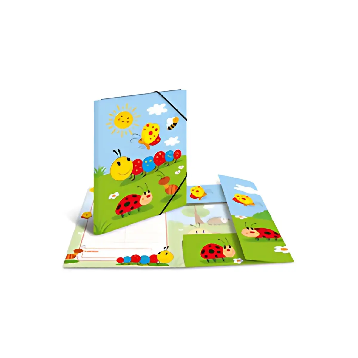 HERMA Chemise à élastiques animaux 'Prairie mellifère', A4 photo du produit