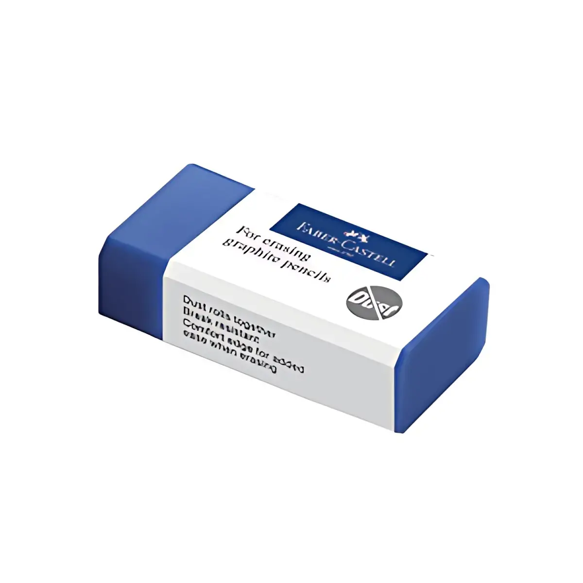 FABER-CASTELL Gomme en plastique DUST-FREE, bleu photo du produit
