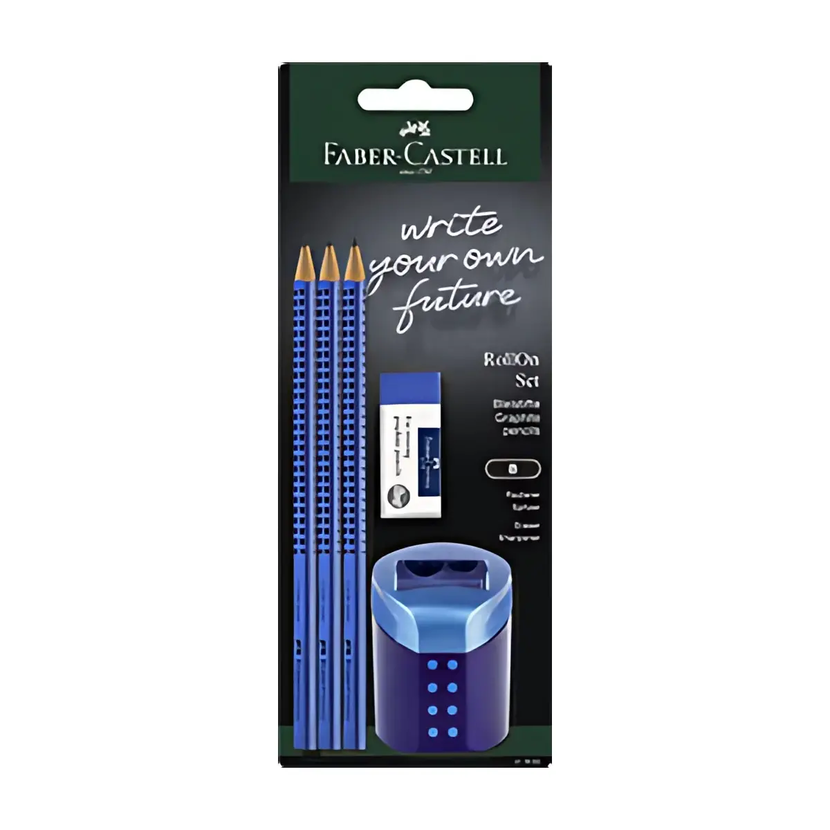 FABER-CASTELL Kit d'écriture RollOn, bleu photo du produit