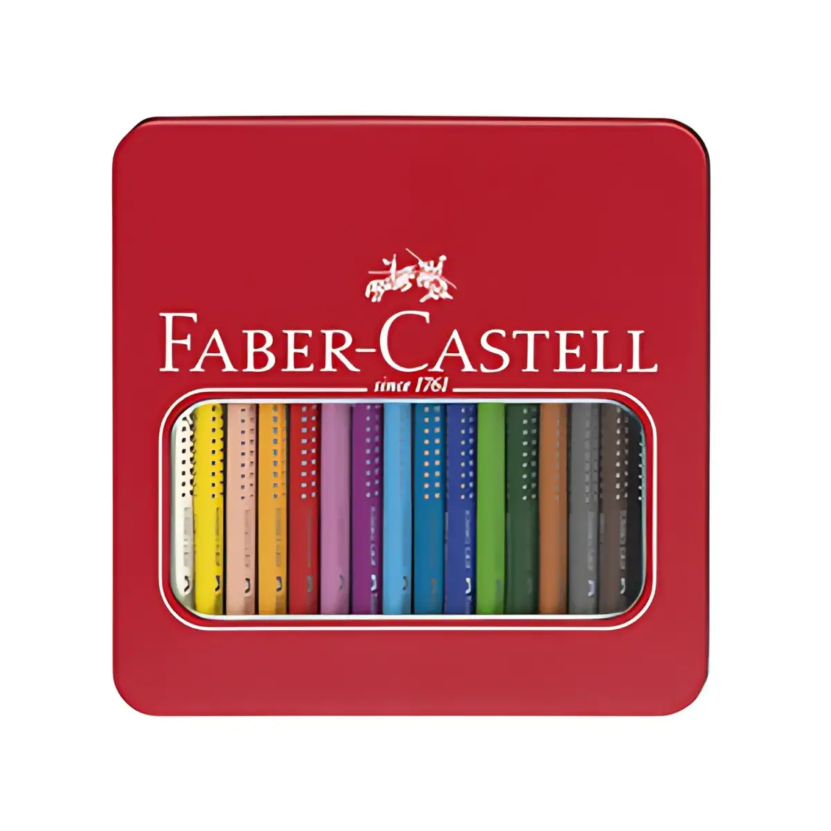 FABER-CASTELL Crayons de couleur Jumbo GRIP, étui en métal photo du produit