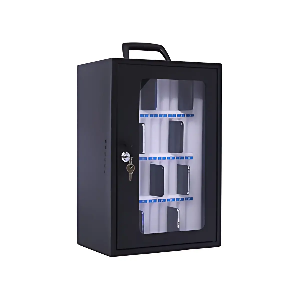 pavo Armoire pour smartphone, pour 48 smartphones, gris photo du produit