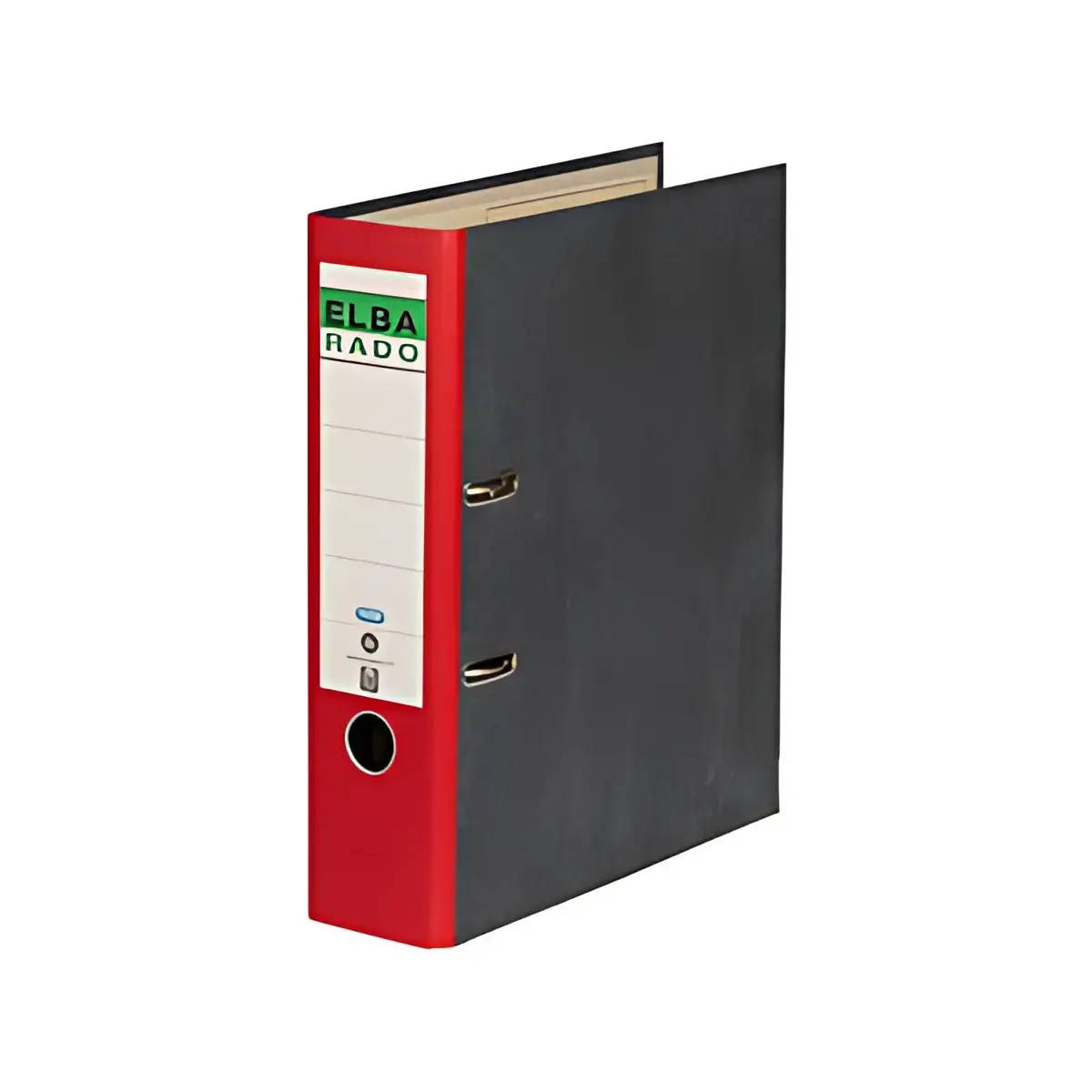 20 ELBA classeur rado papier marbr&eacute;, largeur de dos: 80 mm,noir photo du produit
